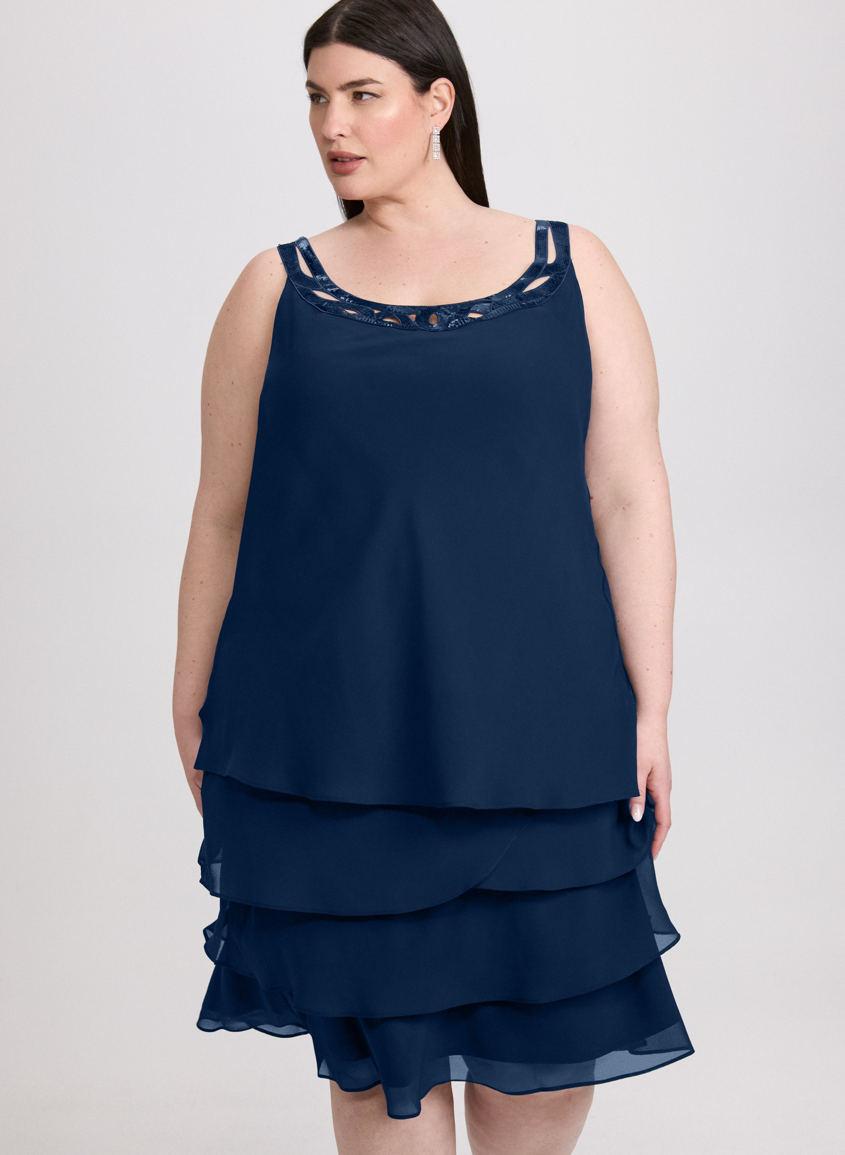 Chiffon Jacket & Dress Set