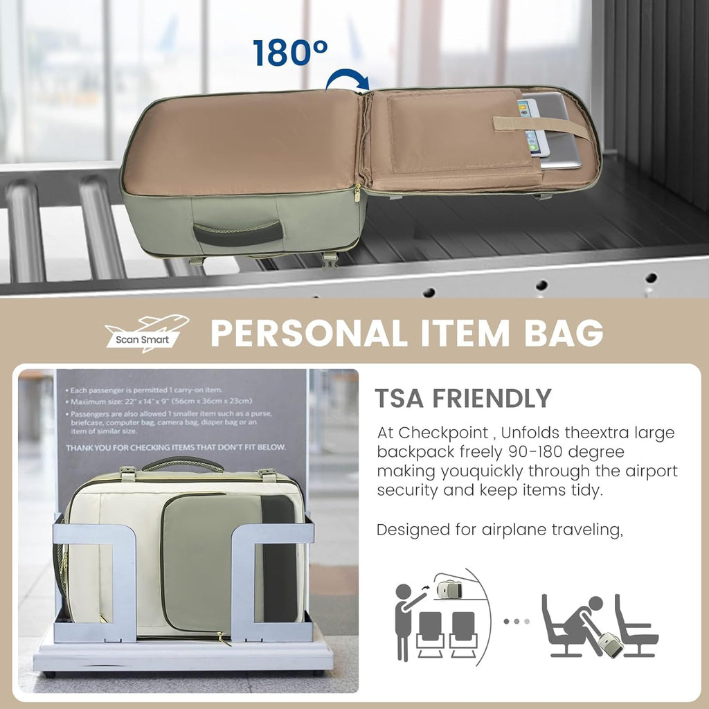 4Pcs Travel Backpack, 40L 50L