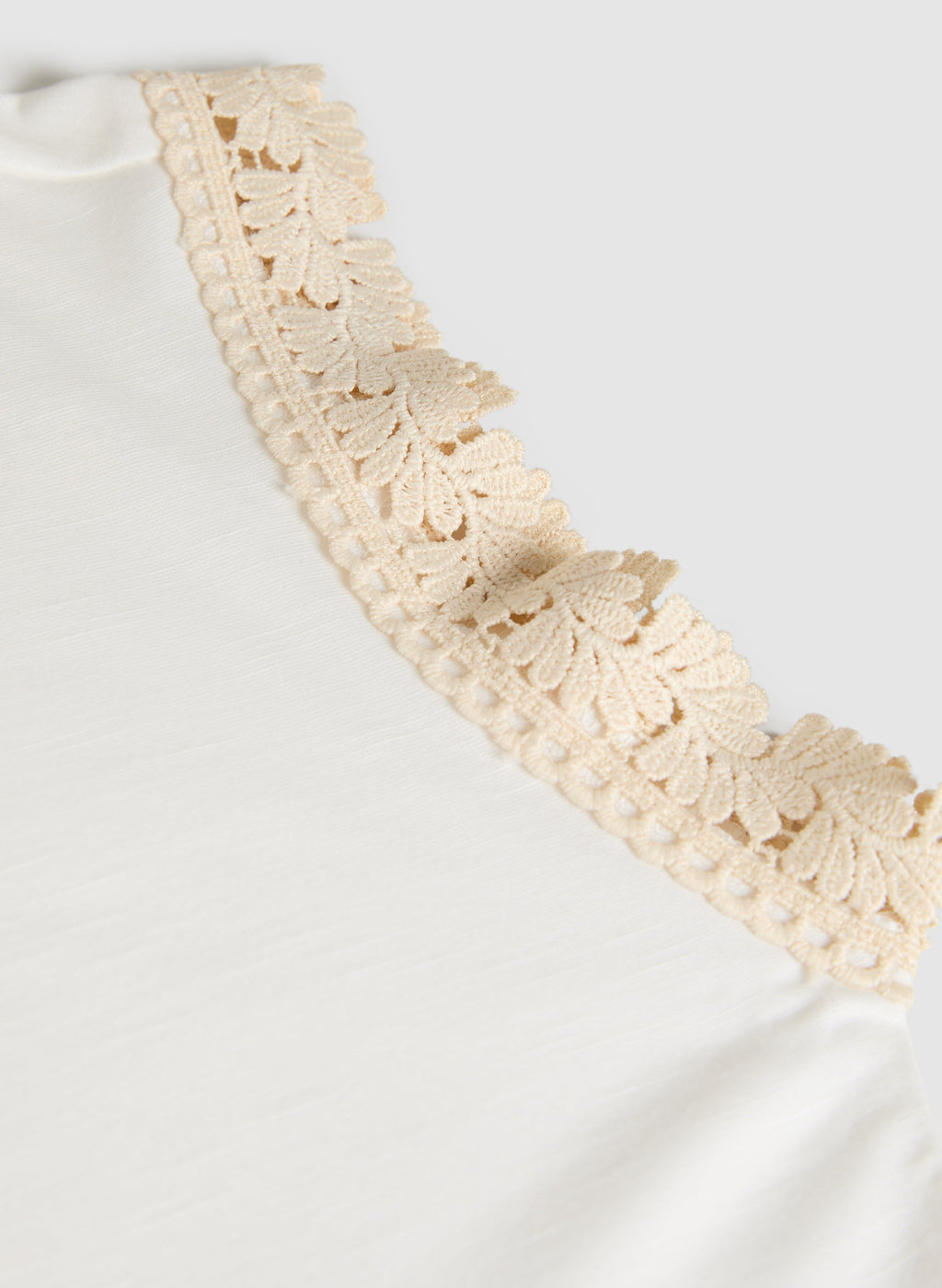Crochet Trim T-Shirt