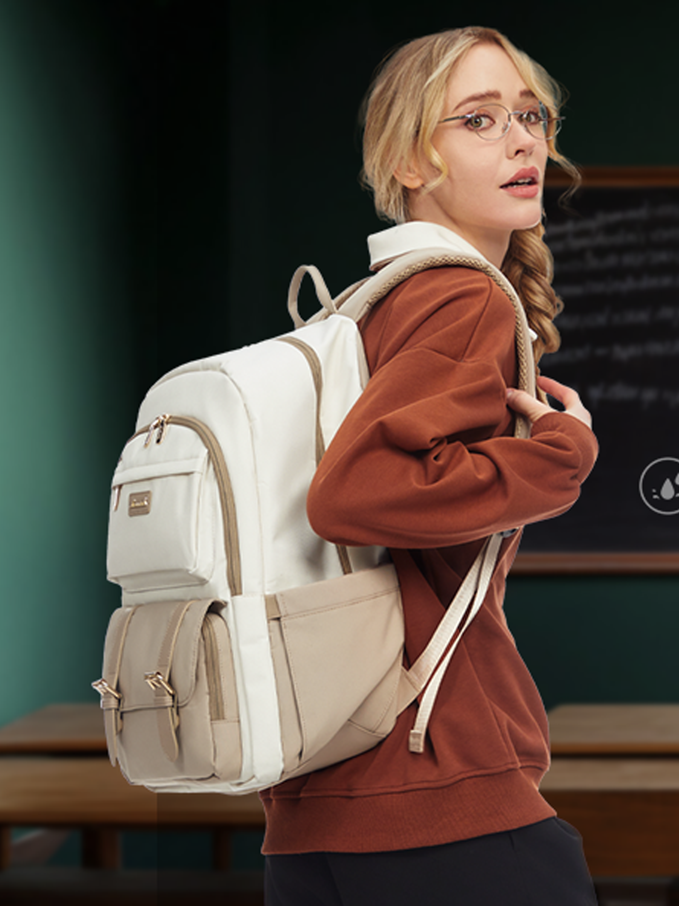 College Laptop Backpack, 15.6 17.3