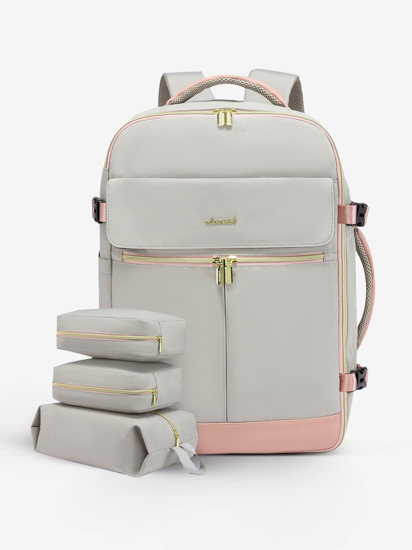 4Pcs Travel Backpack, 40L