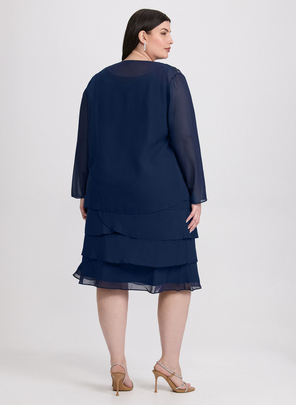 Chiffon Jacket & Dress Set