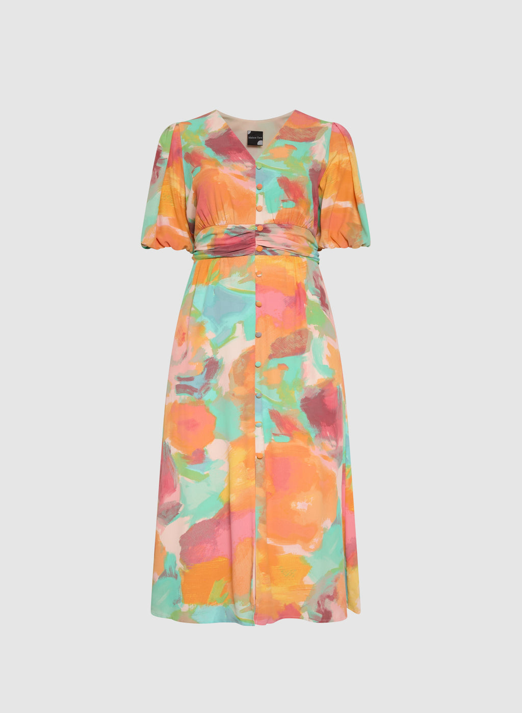 Abstract Floral Dress