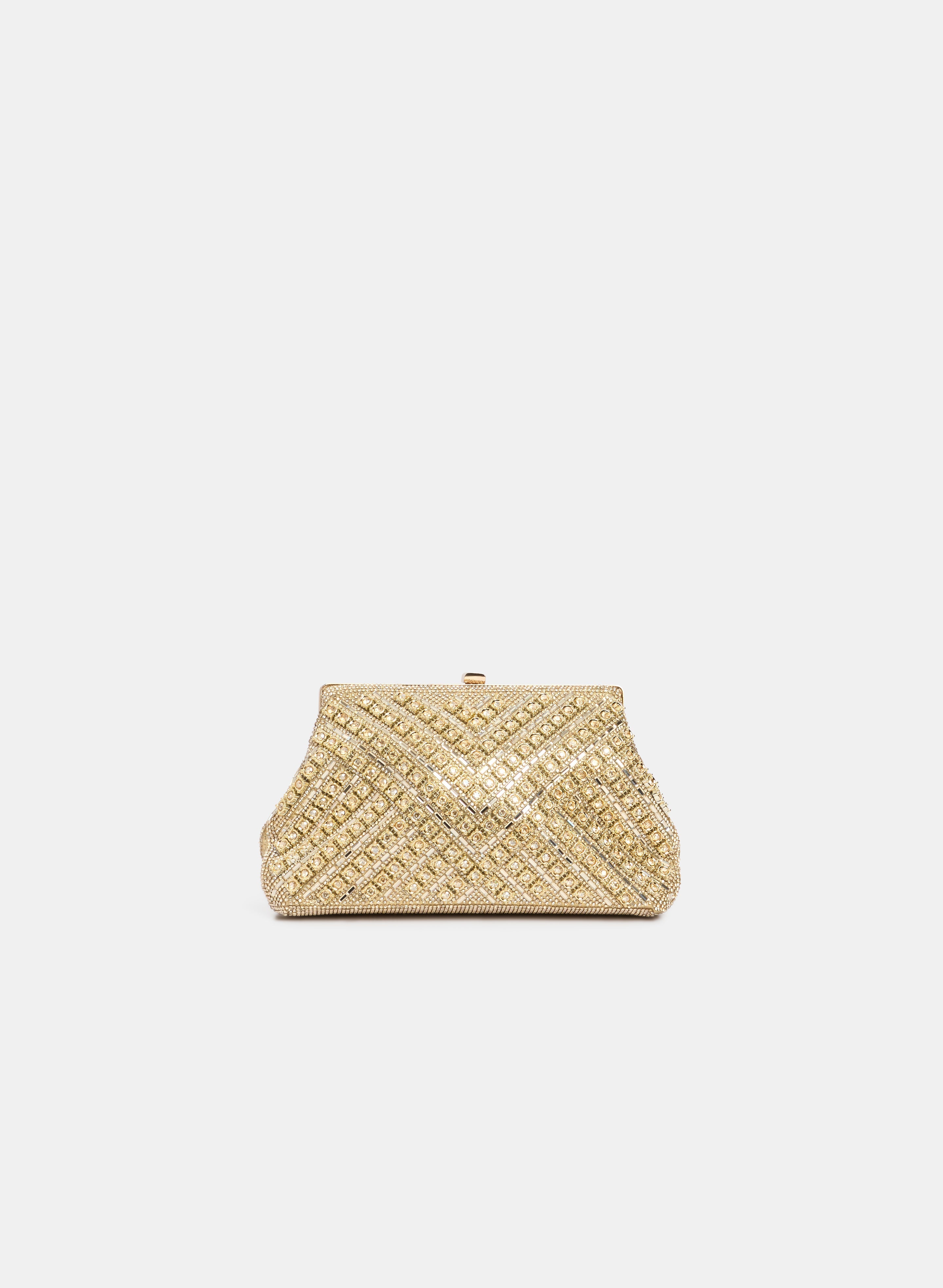 Crystal Baguette Clutch