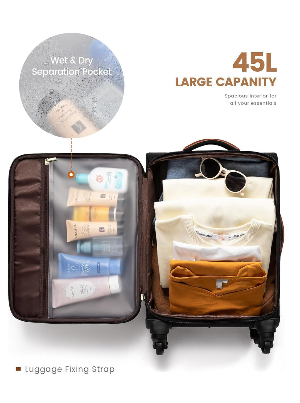 Carry-on Suitcase 20 Inch(US ONLY)