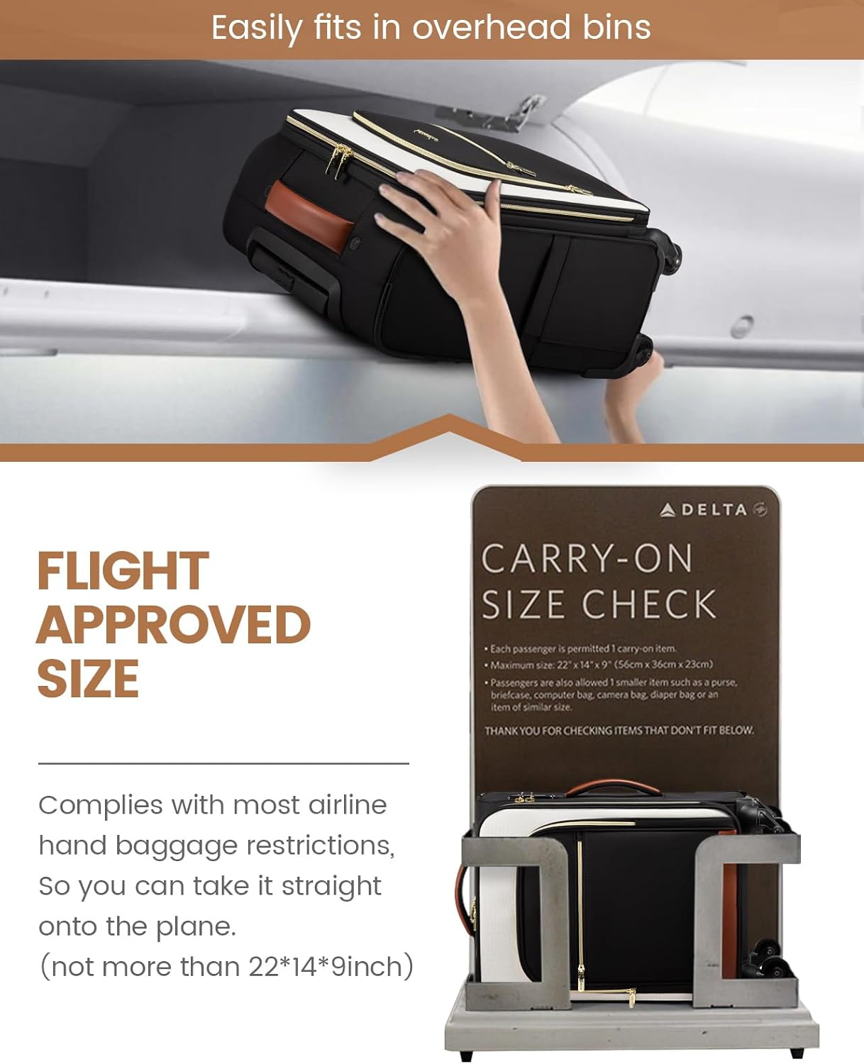 Carry-on Suitcase 20 Inch(US ONLY)