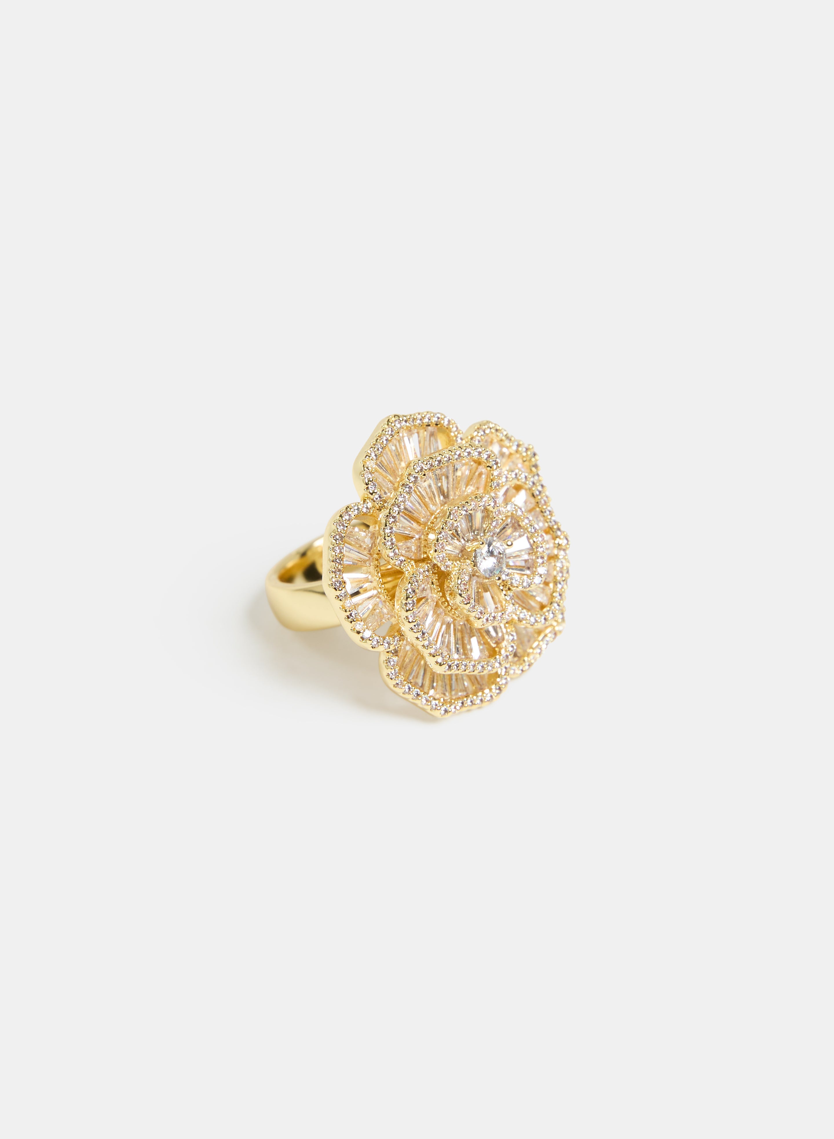 Crystal Flower Ring