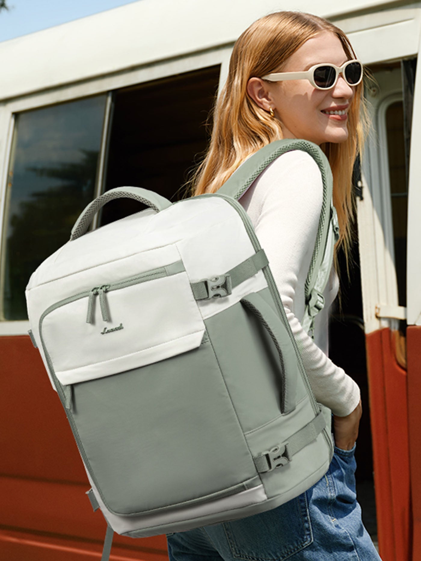 3Pcs Rucksack  Travel Backpack, 40L 50L