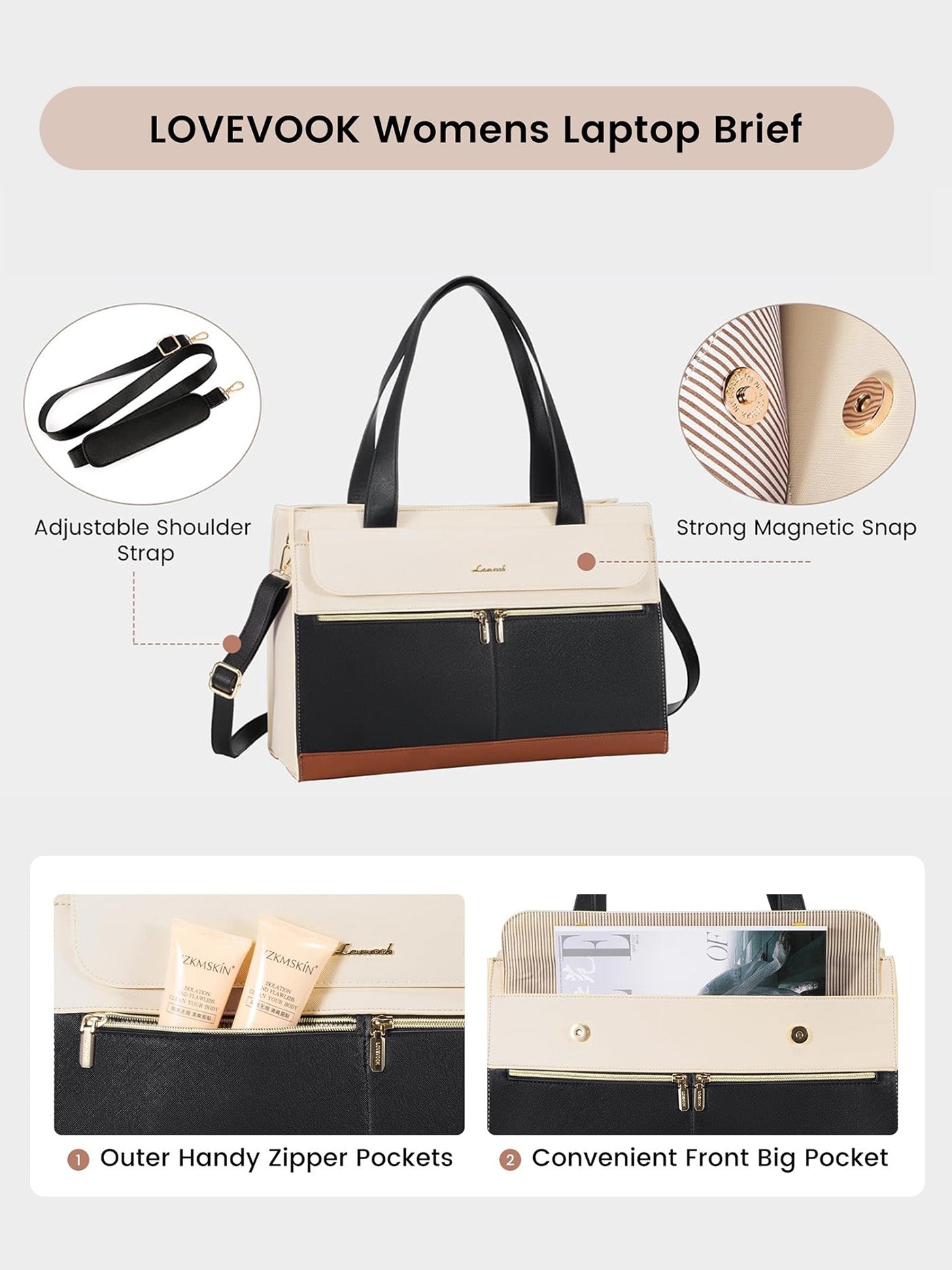 2Pcs Laptop Bag - Urban 3, 15.6