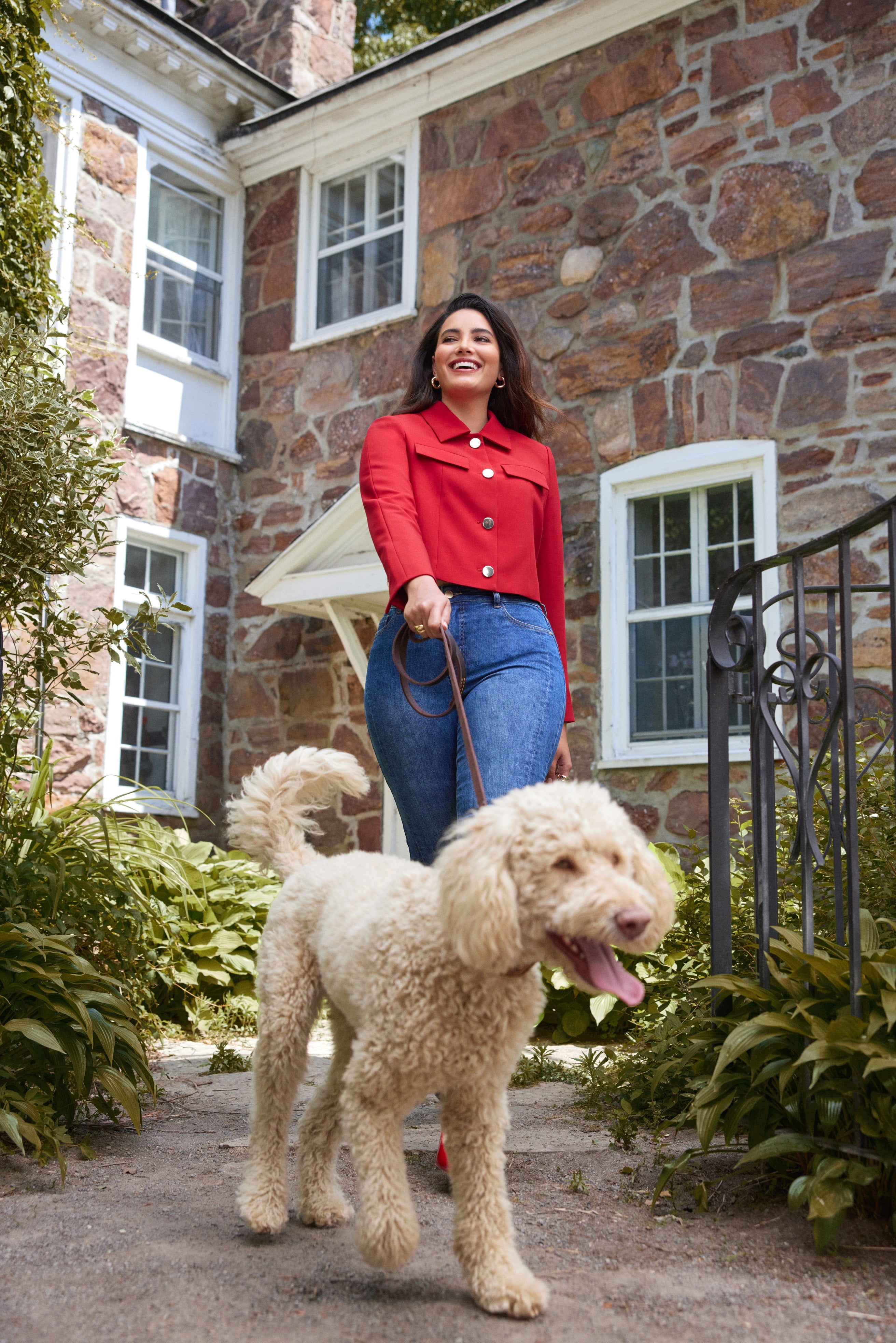 Cropped Button Down Jacket