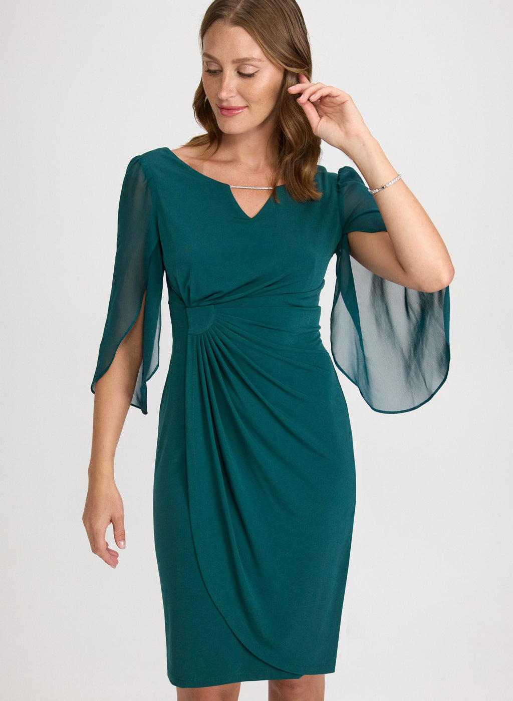 Chiffon Sleeve Dress