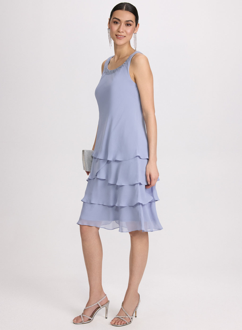 Chiffon Dress & Jacket Set