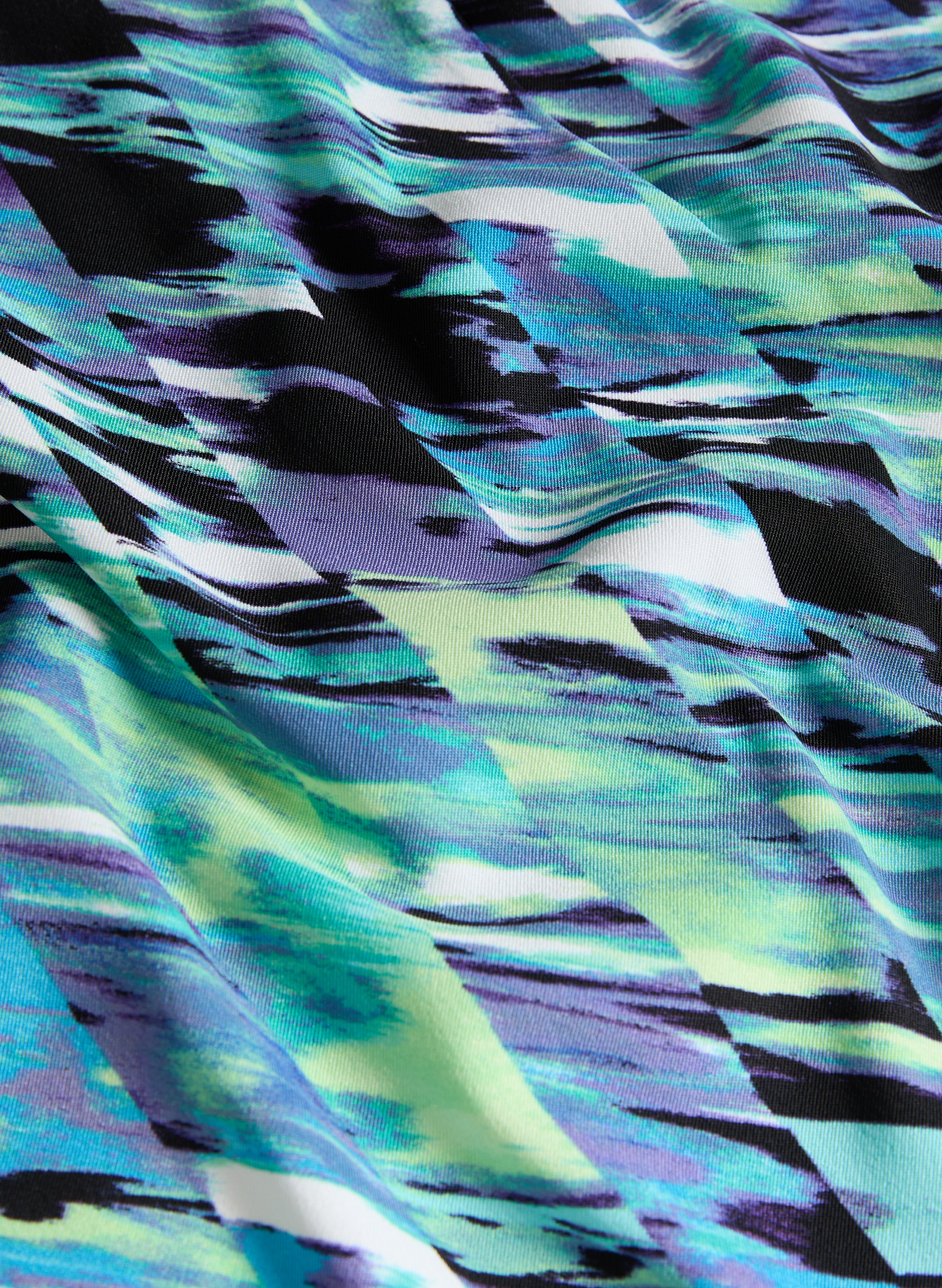 Abstract Print Dress