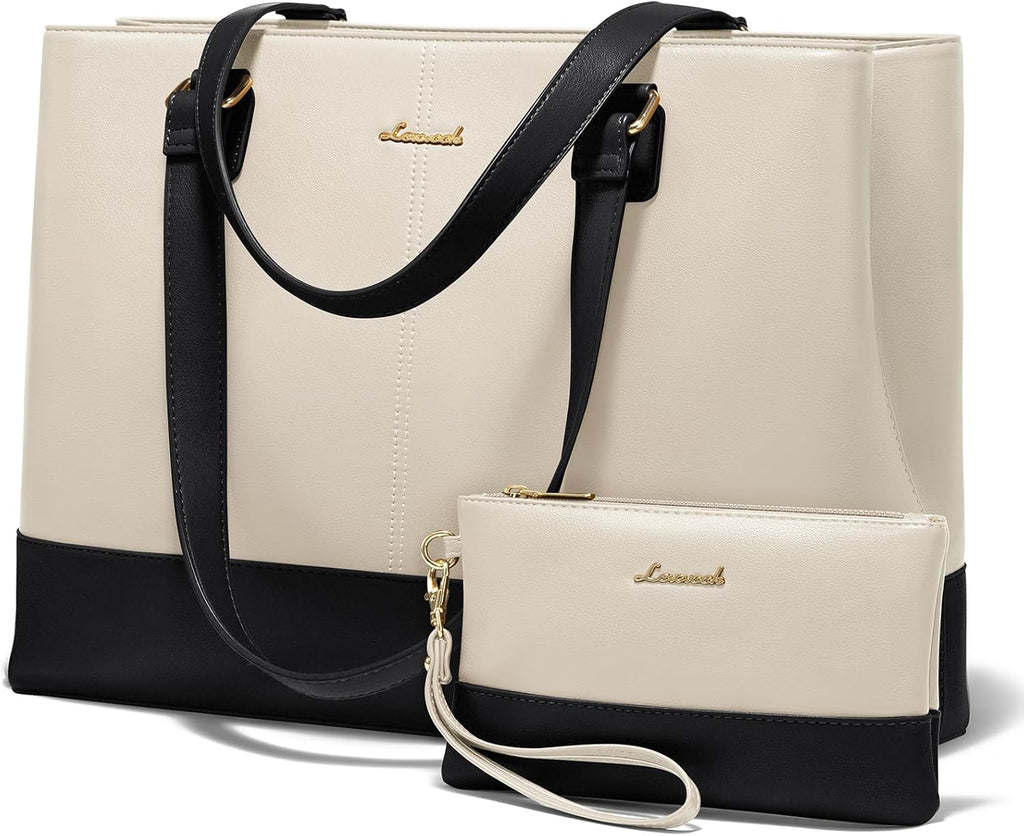 2Pcs Laptop Tote Bag, 15.6