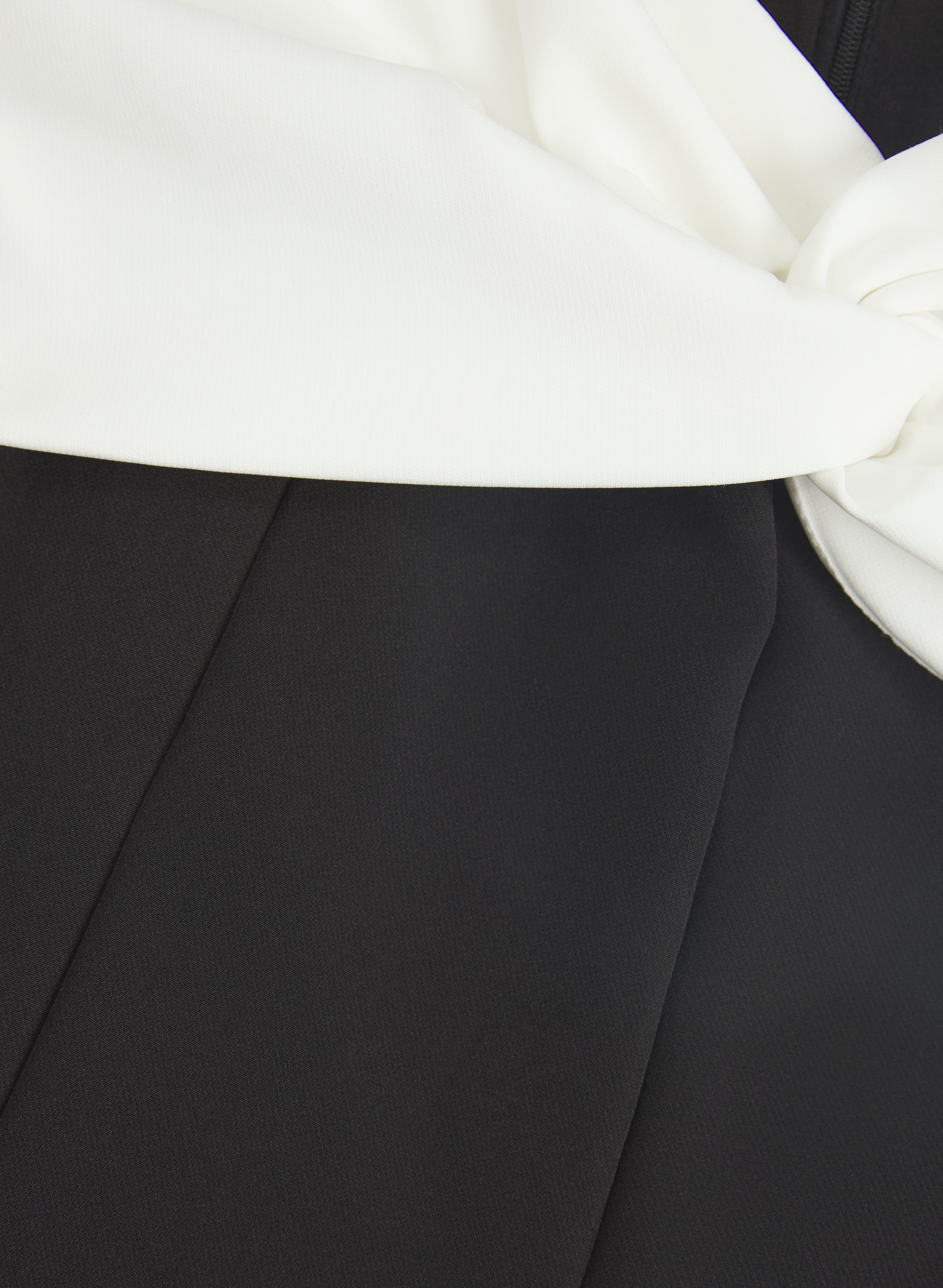 Colour Block Cold-Shoulder Dress