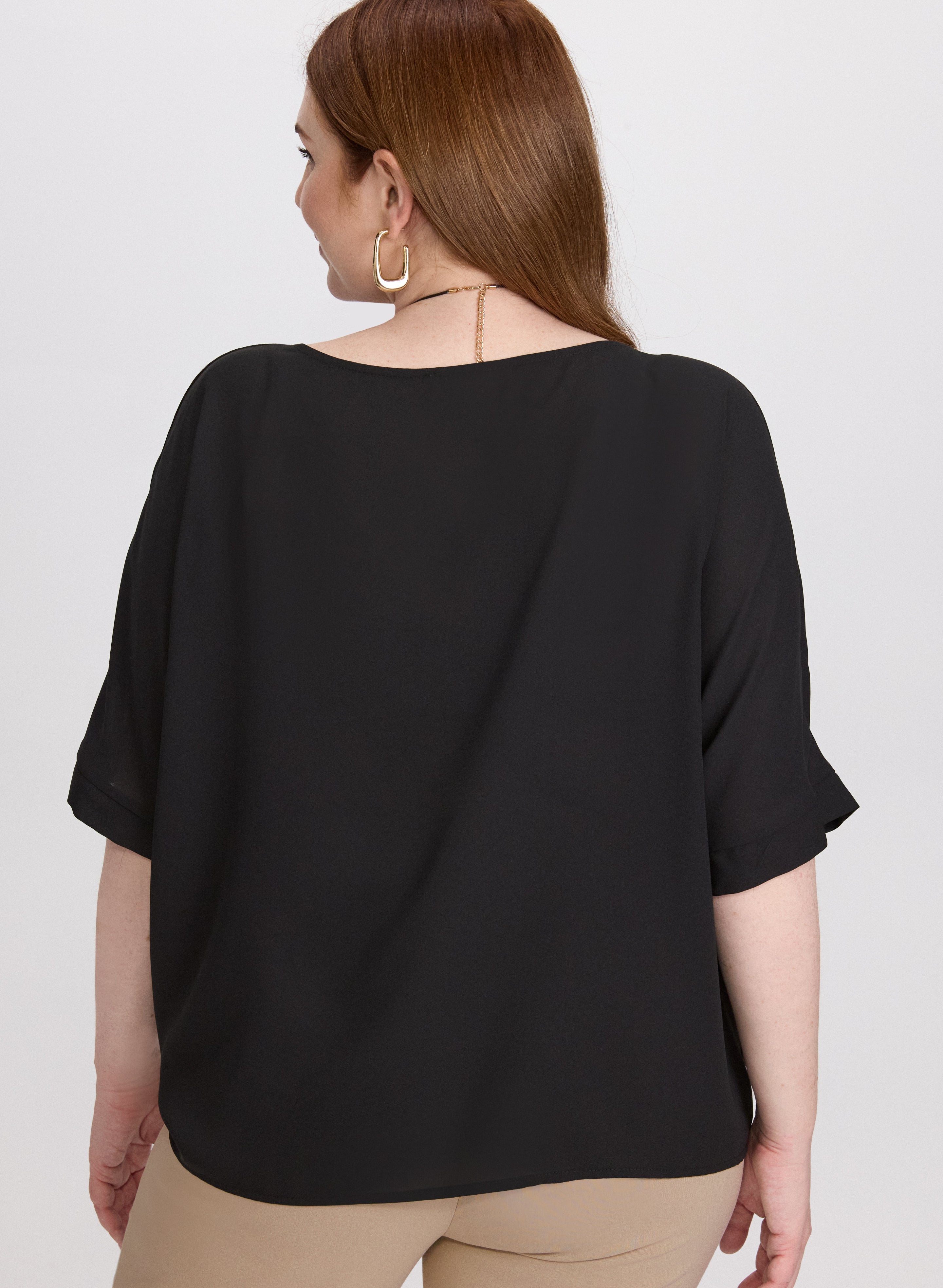 Boat Neck Blouse