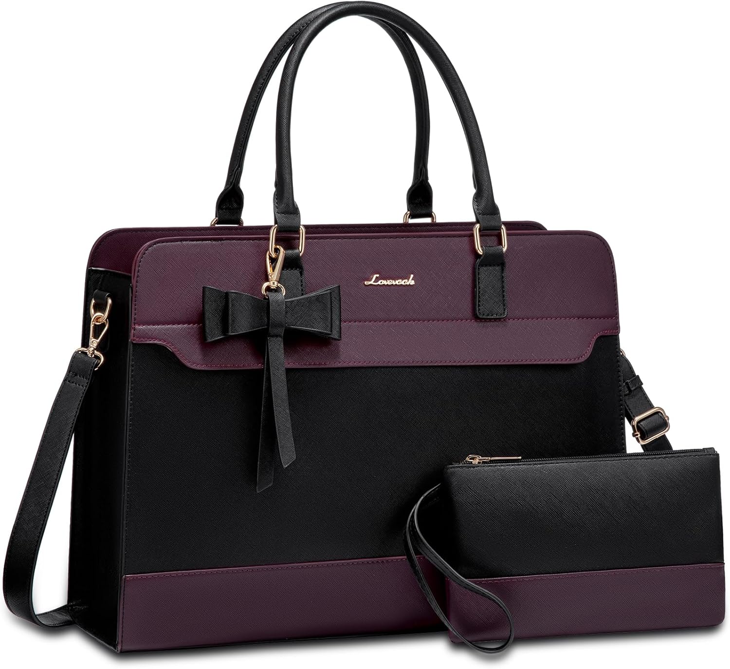 2Pcs Laptop Tote Bag, 15.6