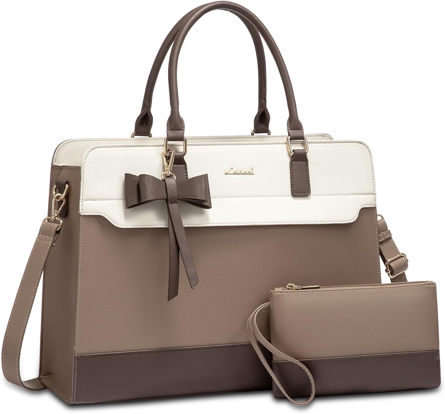 2Pcs Laptop Tote Bag, 15.6