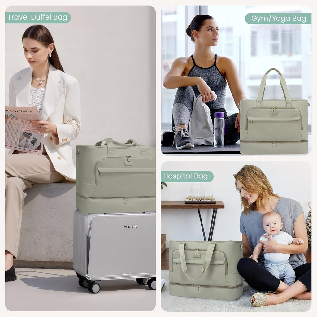 2Pcs Large Capacity Duffle Bag, 45L