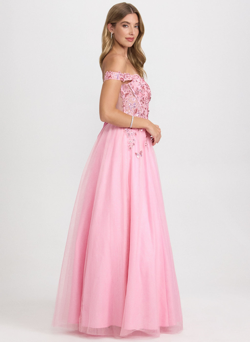 Butterfly Applique Ballgown