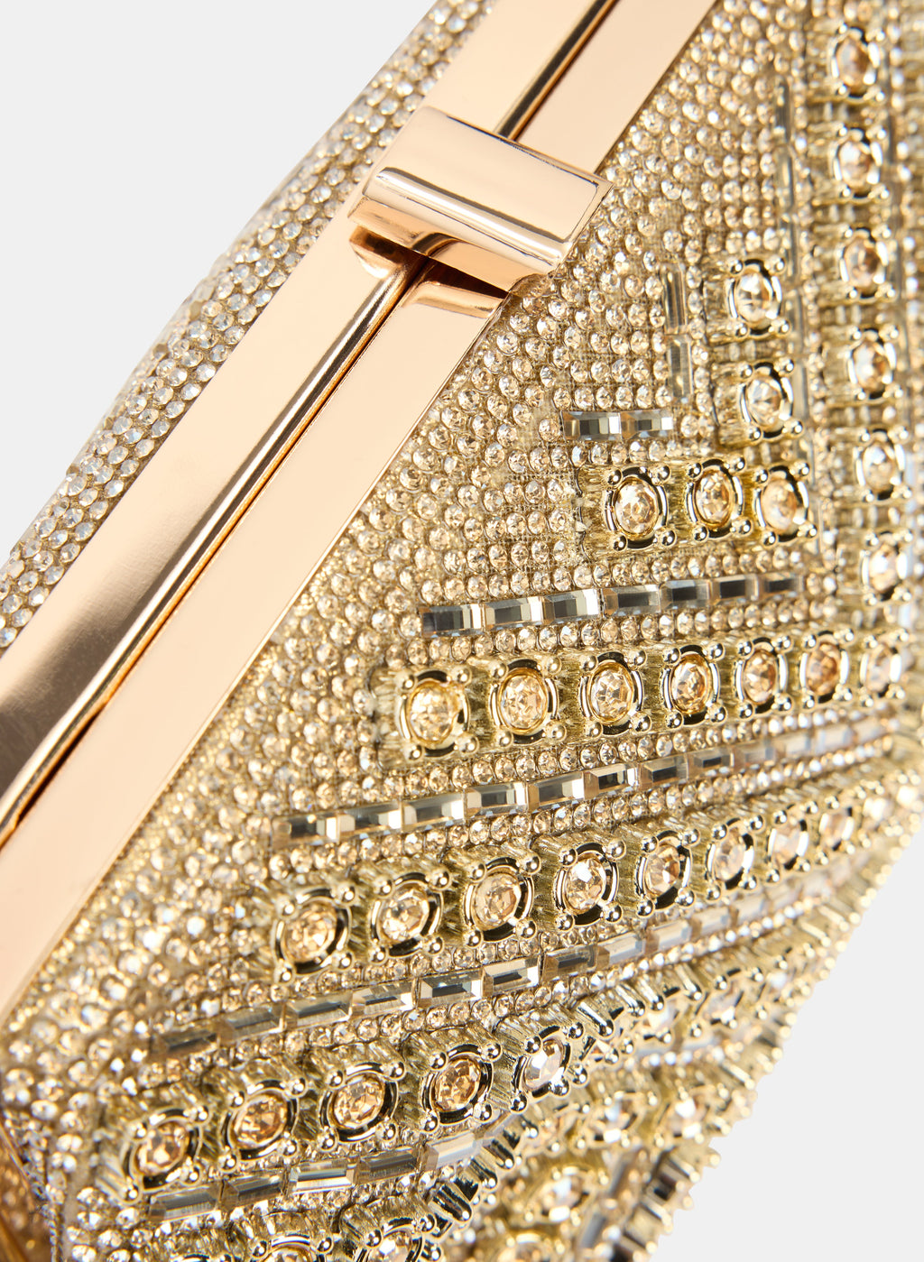 Crystal Baguette Clutch