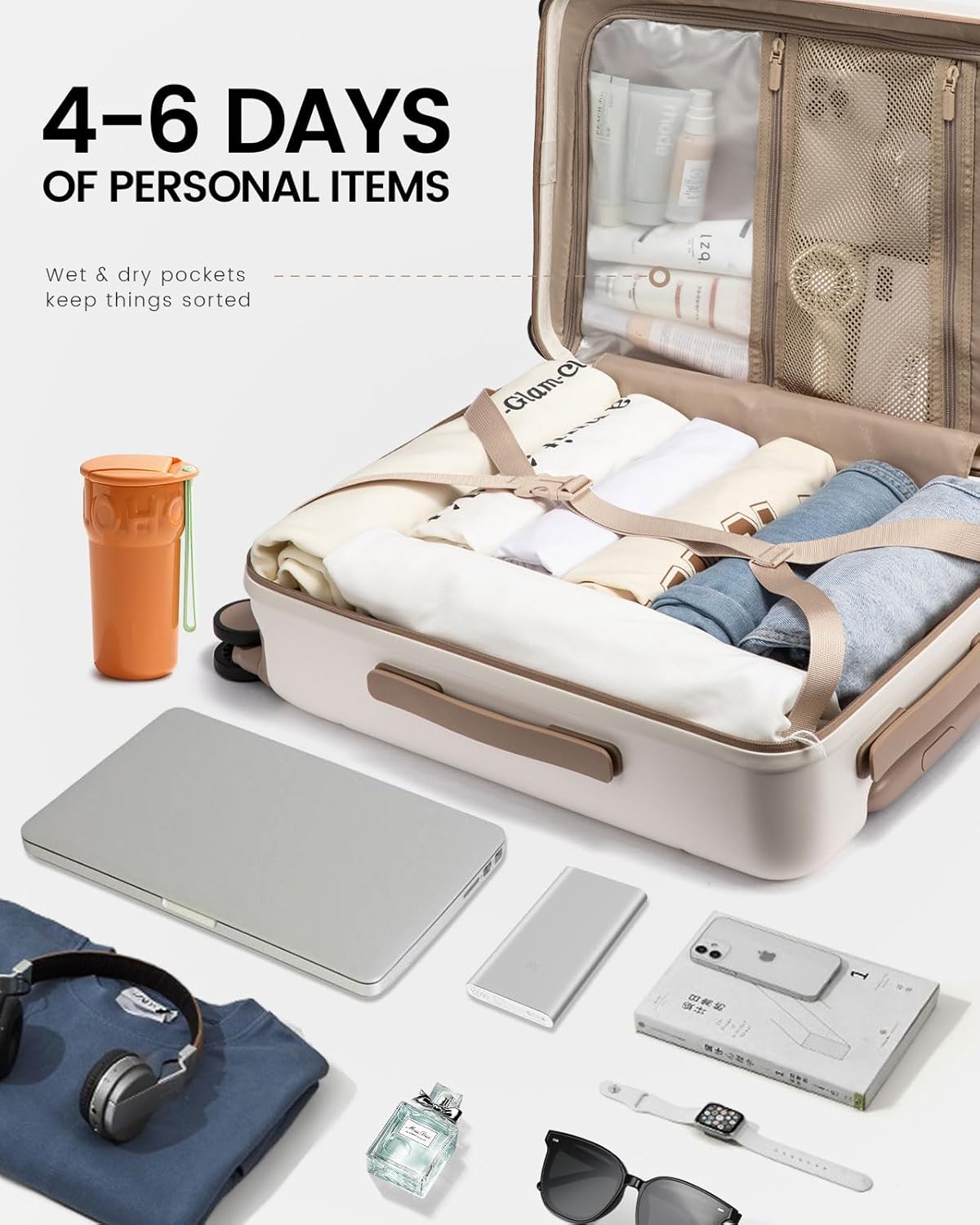 Carry On Suitcases with Wheels, 20(Only available in the US)