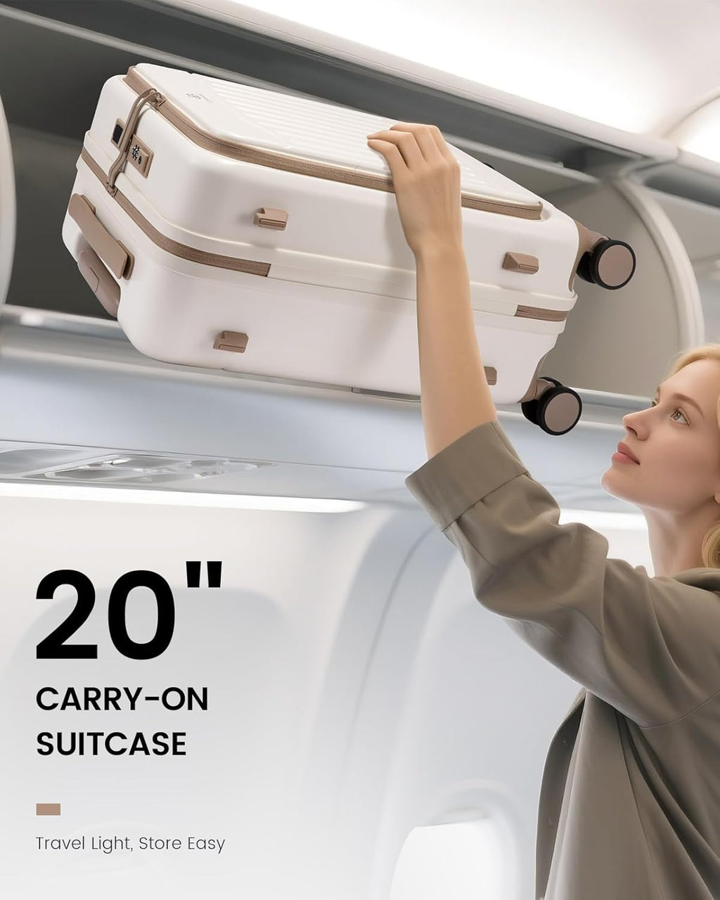 Carry On Suitcases with Wheels, 20(Only available in the US)