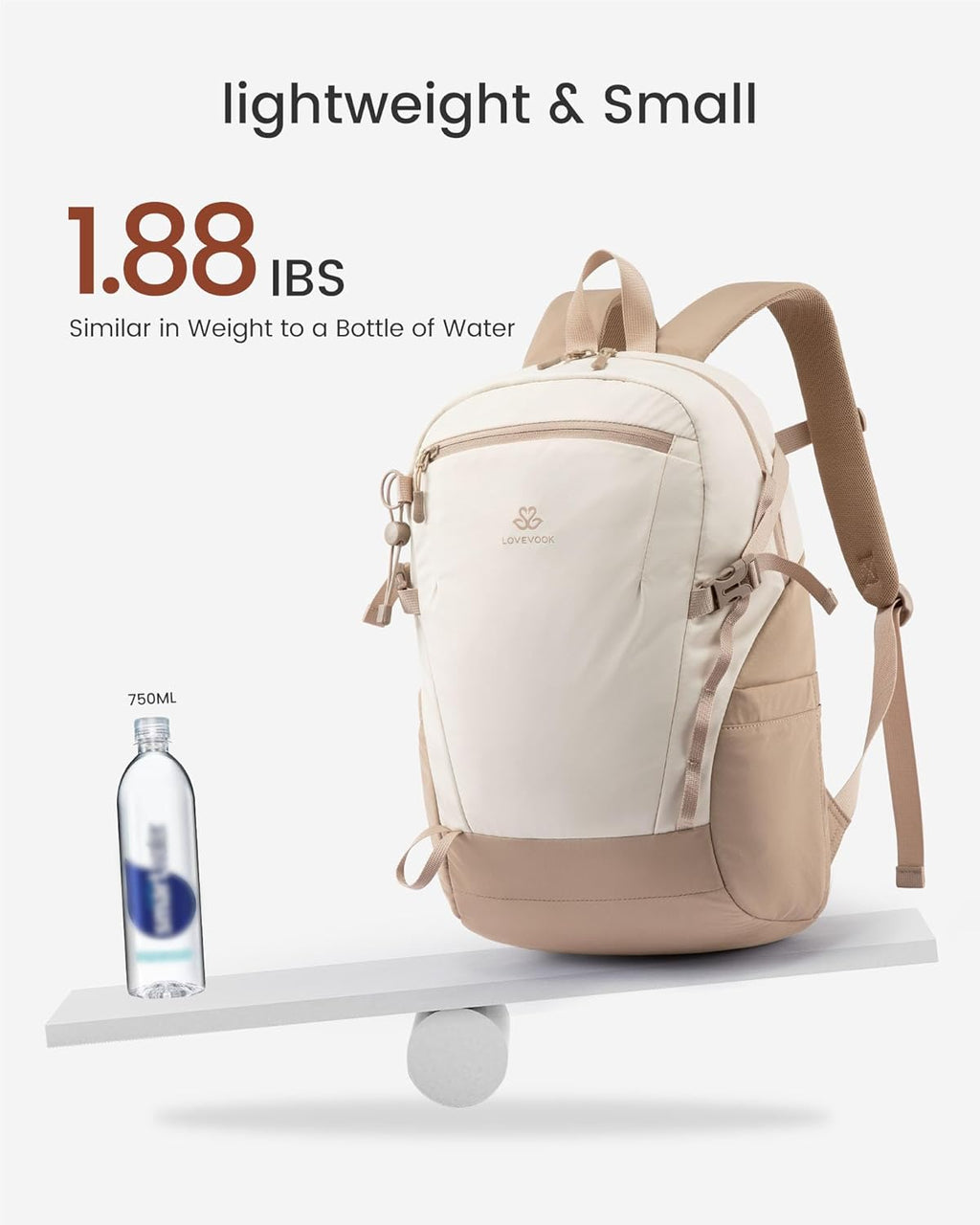 Casual Daypack Backpack, 15.6 17.3