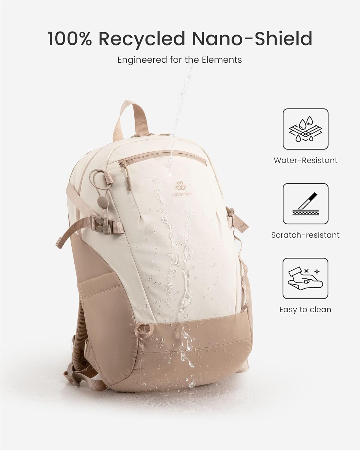 Casual Daypack Backpack, 15.6 17.3