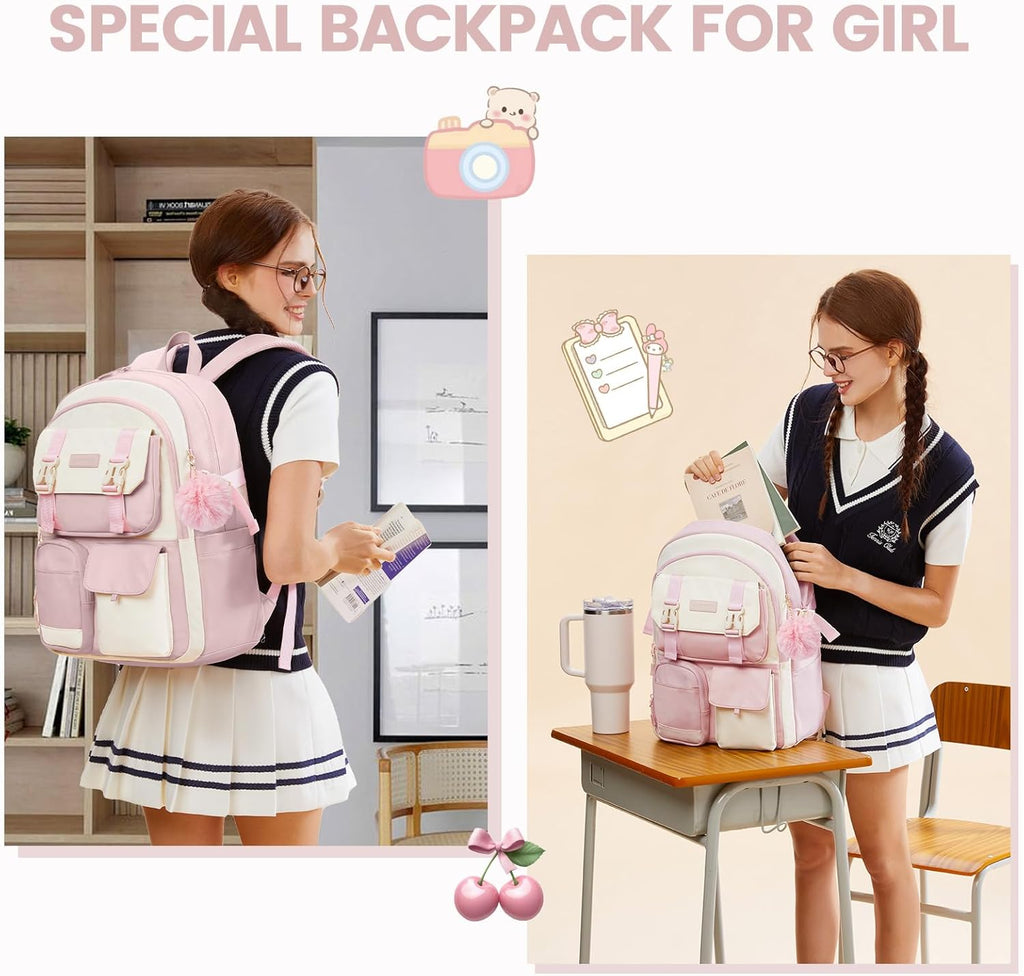 Cute School Backpack, 15.6, 4632