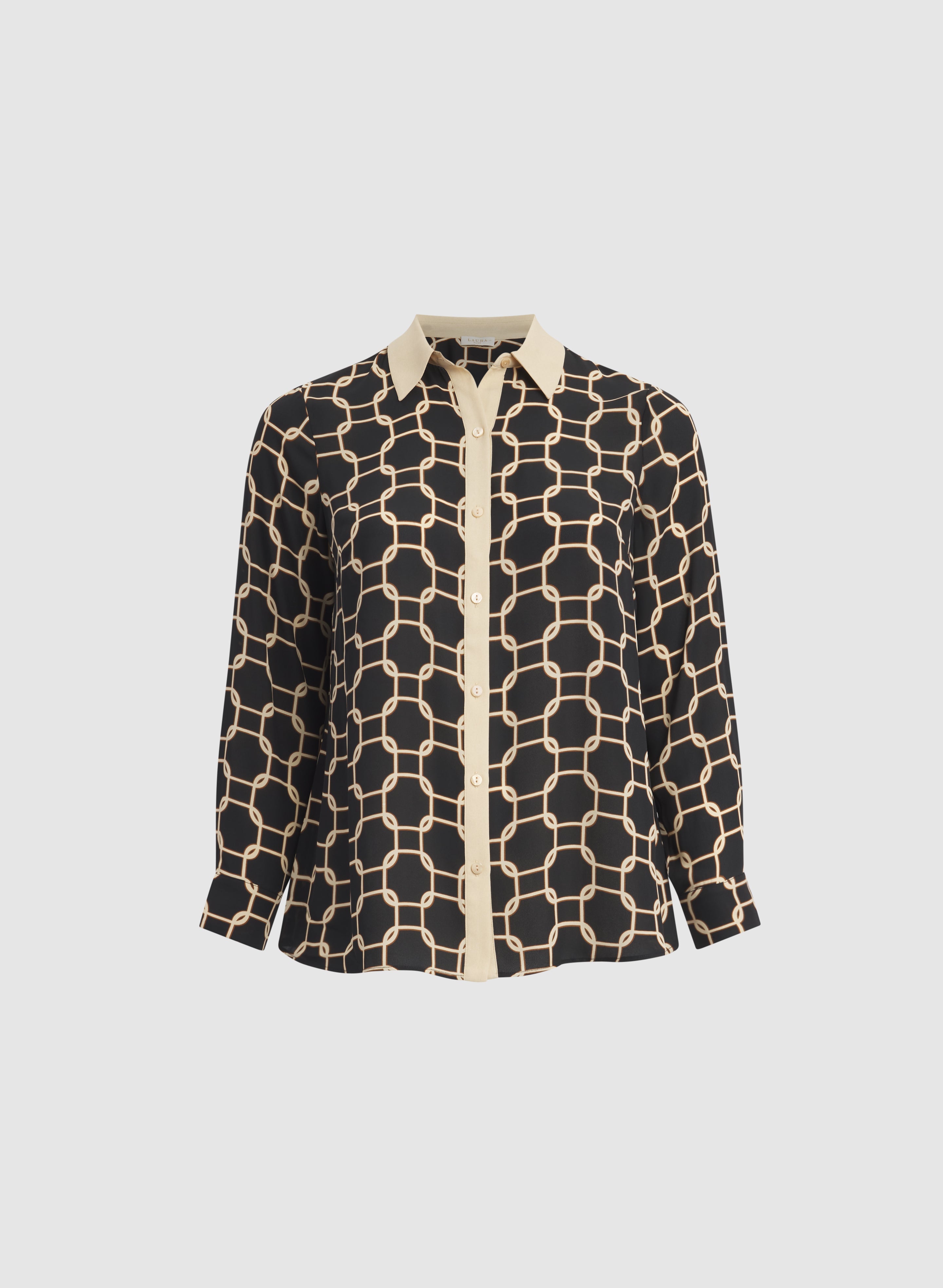 Chain Print Blouse