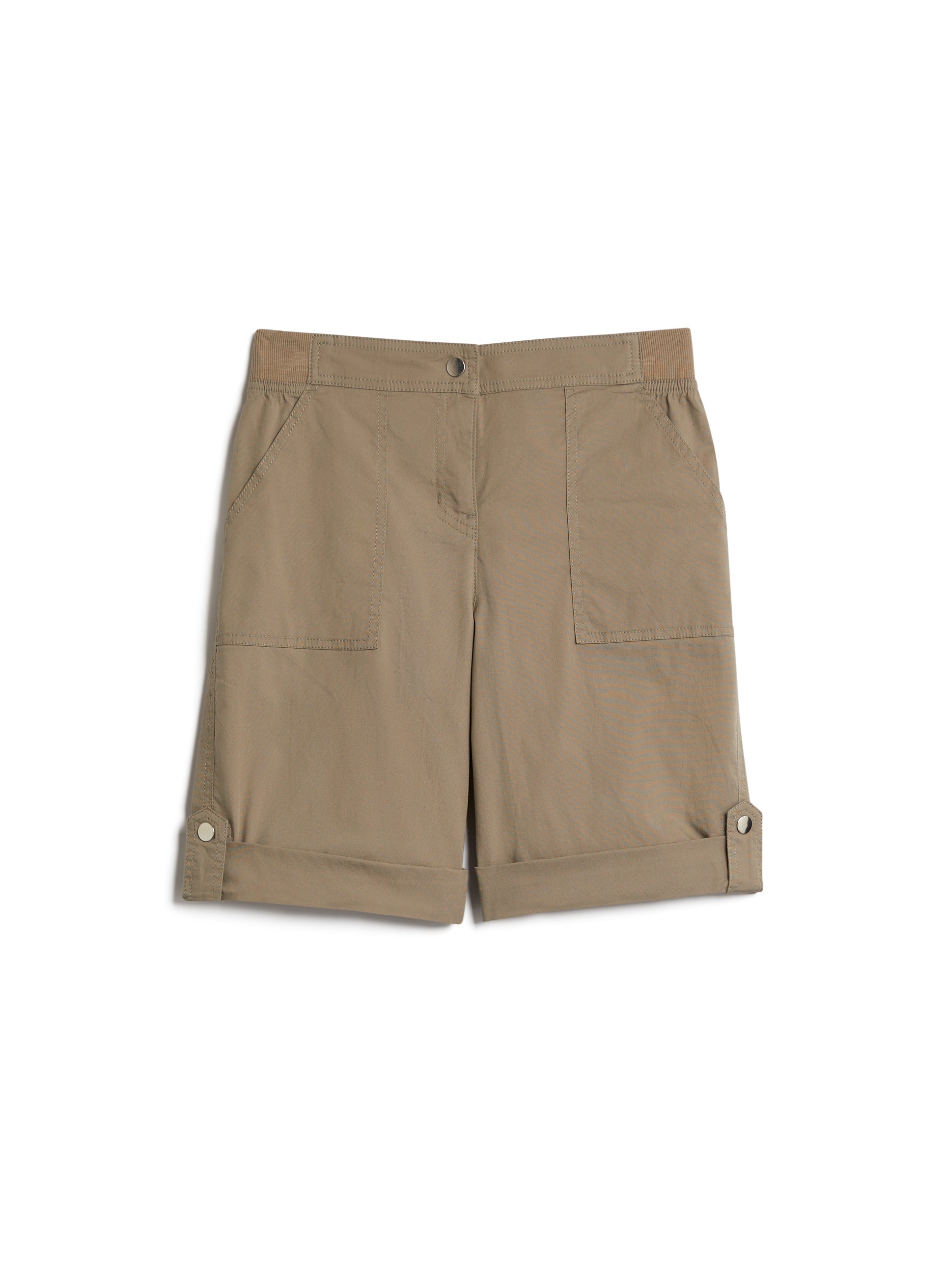 Cuffed Tab Detail Shorts