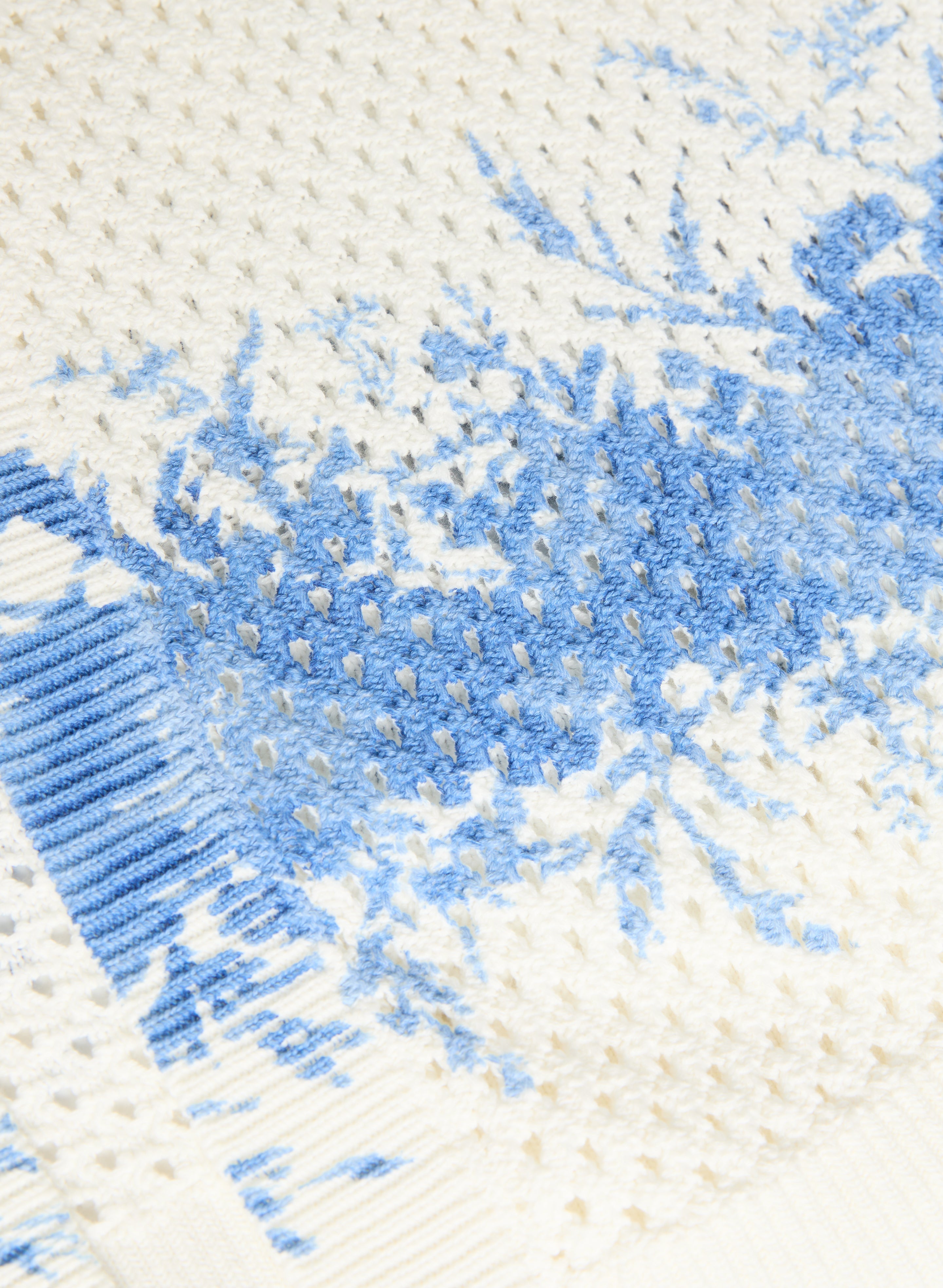 Abstract Dye Detail Cardigan