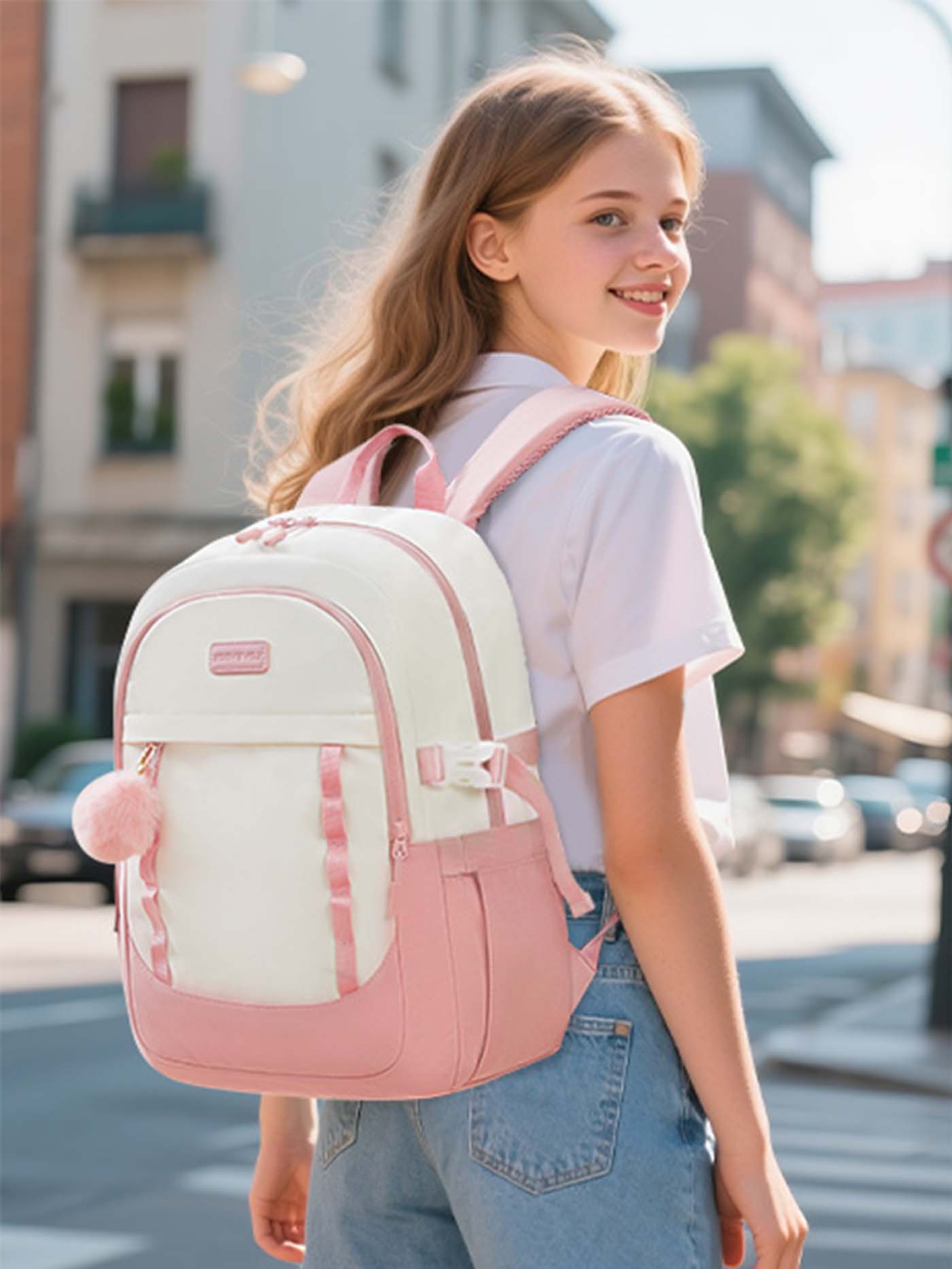 Cute School Backpack, 15.6, 5010