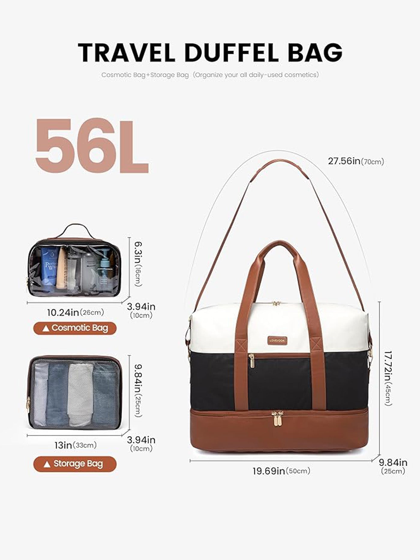 3Pcs Duffel Bag - Personalization