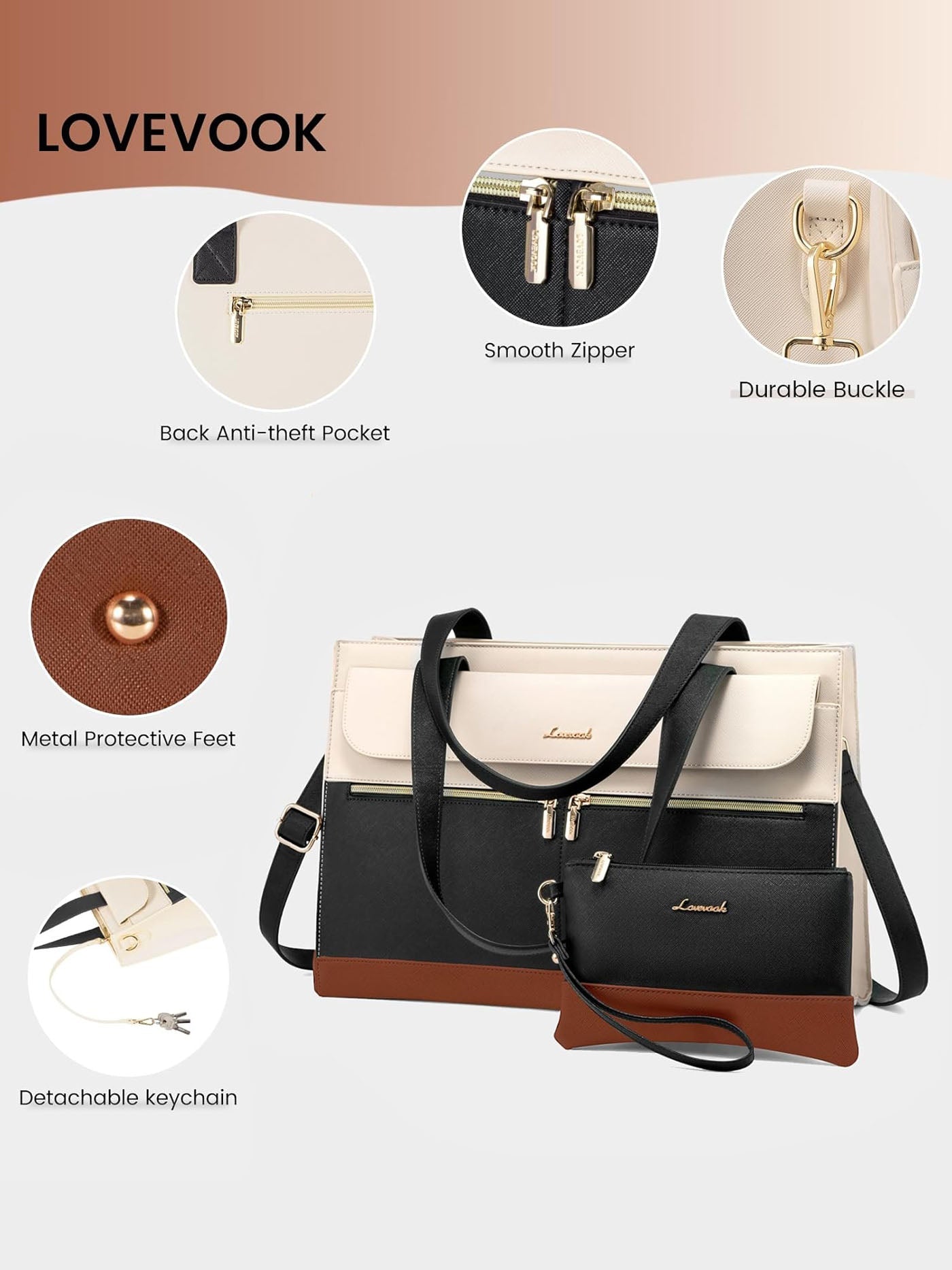 2Pcs Laptop Bag - Urban 3, 15.6