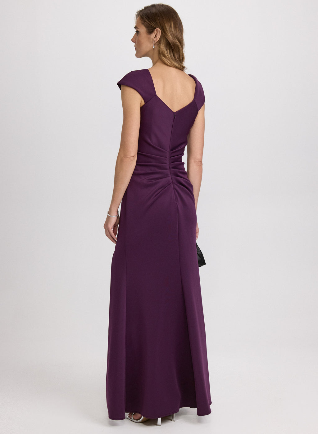 Asymmetric V-Neck Dress