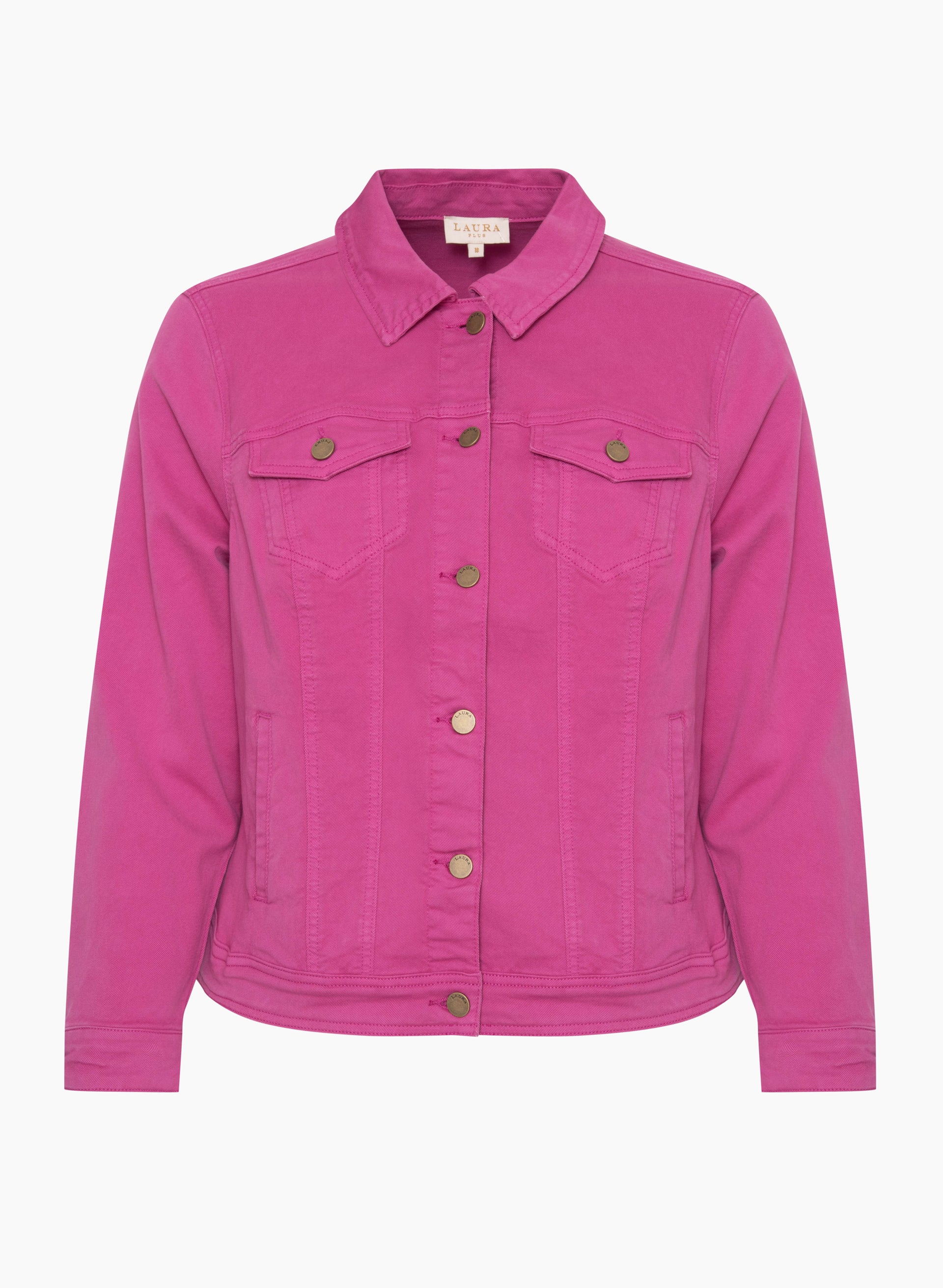 Button Detail Denim Jacket