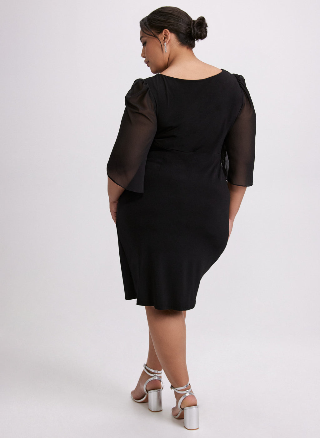 Chiffon Sleeve Dress