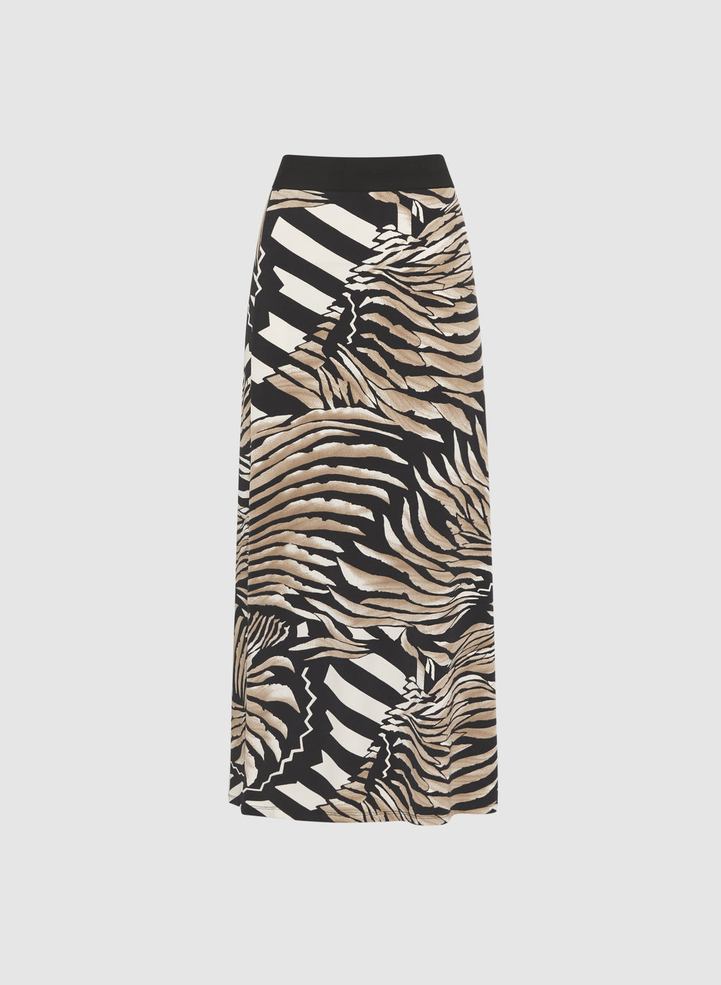 Abstract Maxi Skirt