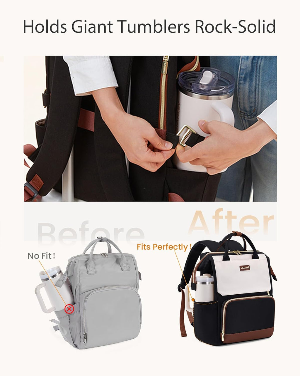 Cute Casual Laptop Backpack, 15.6 17.3, 5000