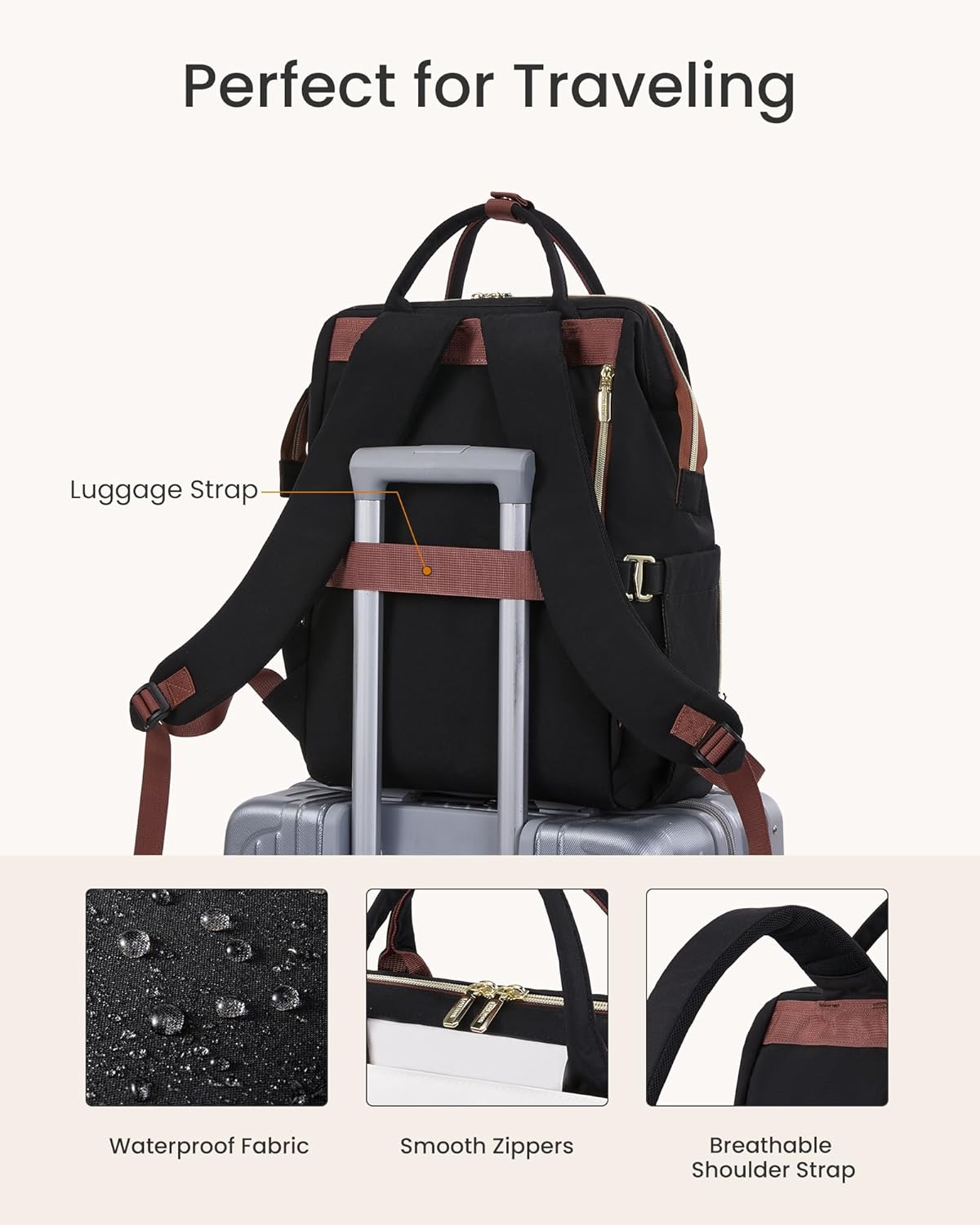 Cute Casual Laptop Backpack, 15.6 17.3, 5000