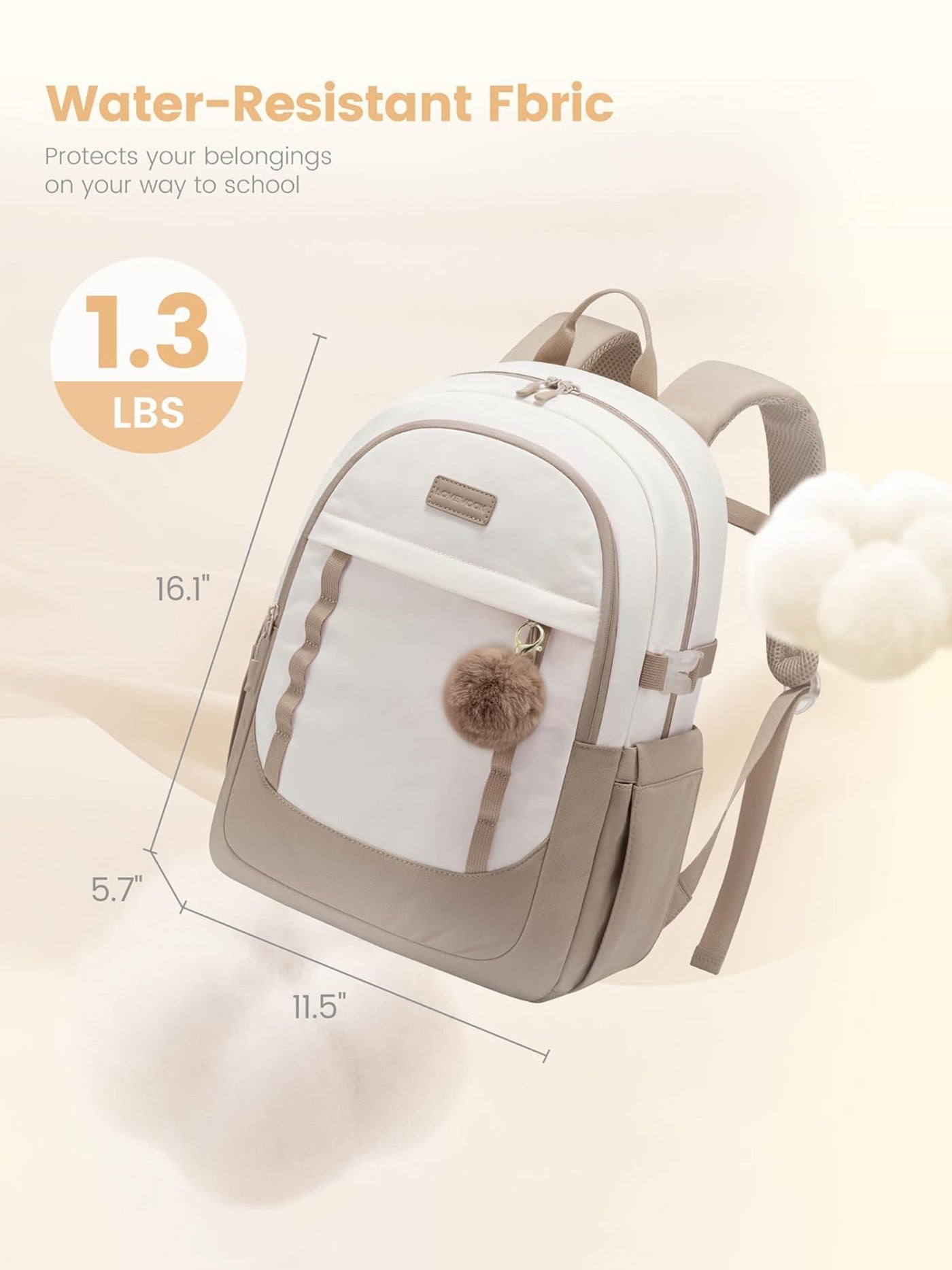 Cute School Backpack, 15.6, 5010