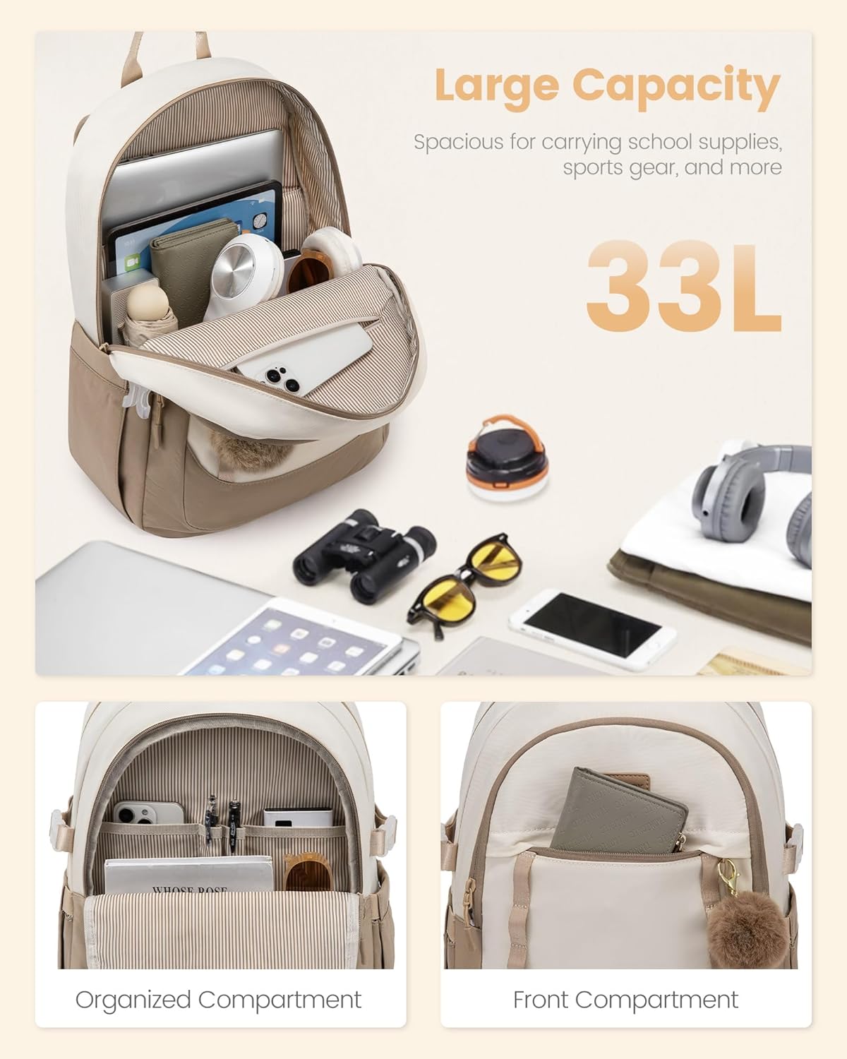 Cute School Backpack, 15.6, 5010