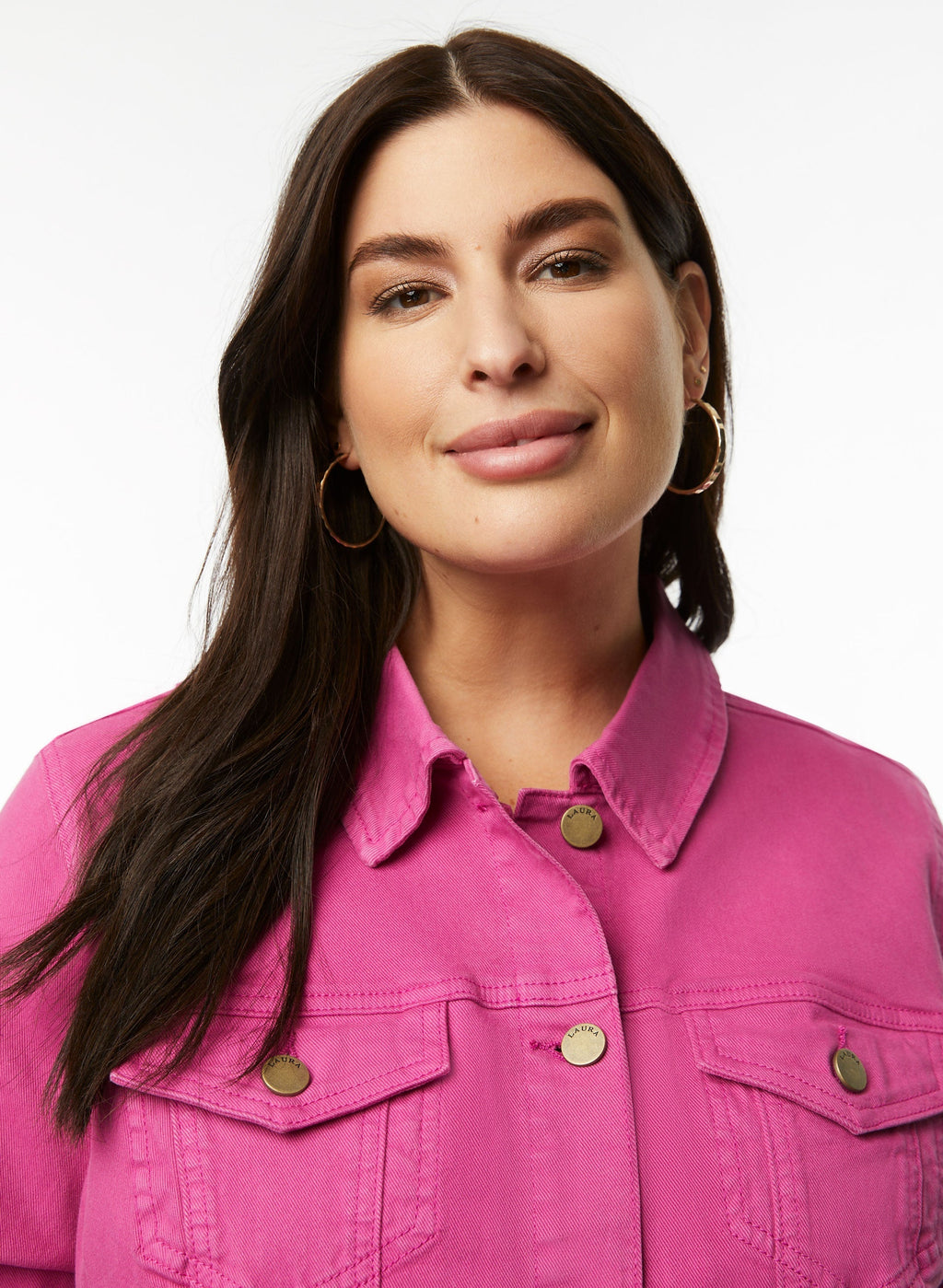 Button Detail Denim Jacket