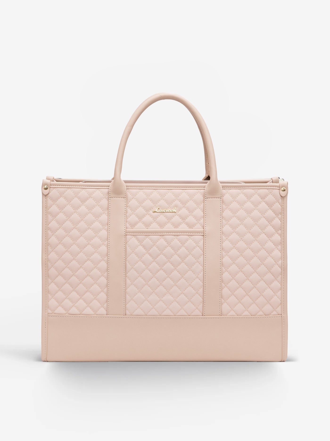 2 Pcs Quilted Laptop Tote Bag, 15.6 17