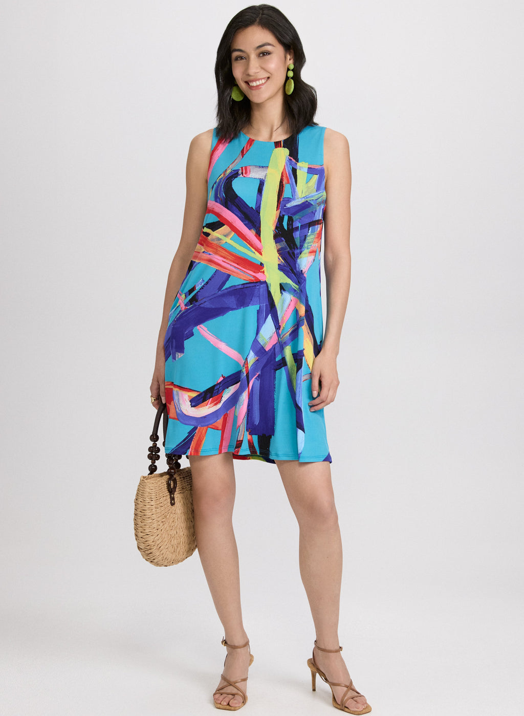 Abstract A-Line Dress