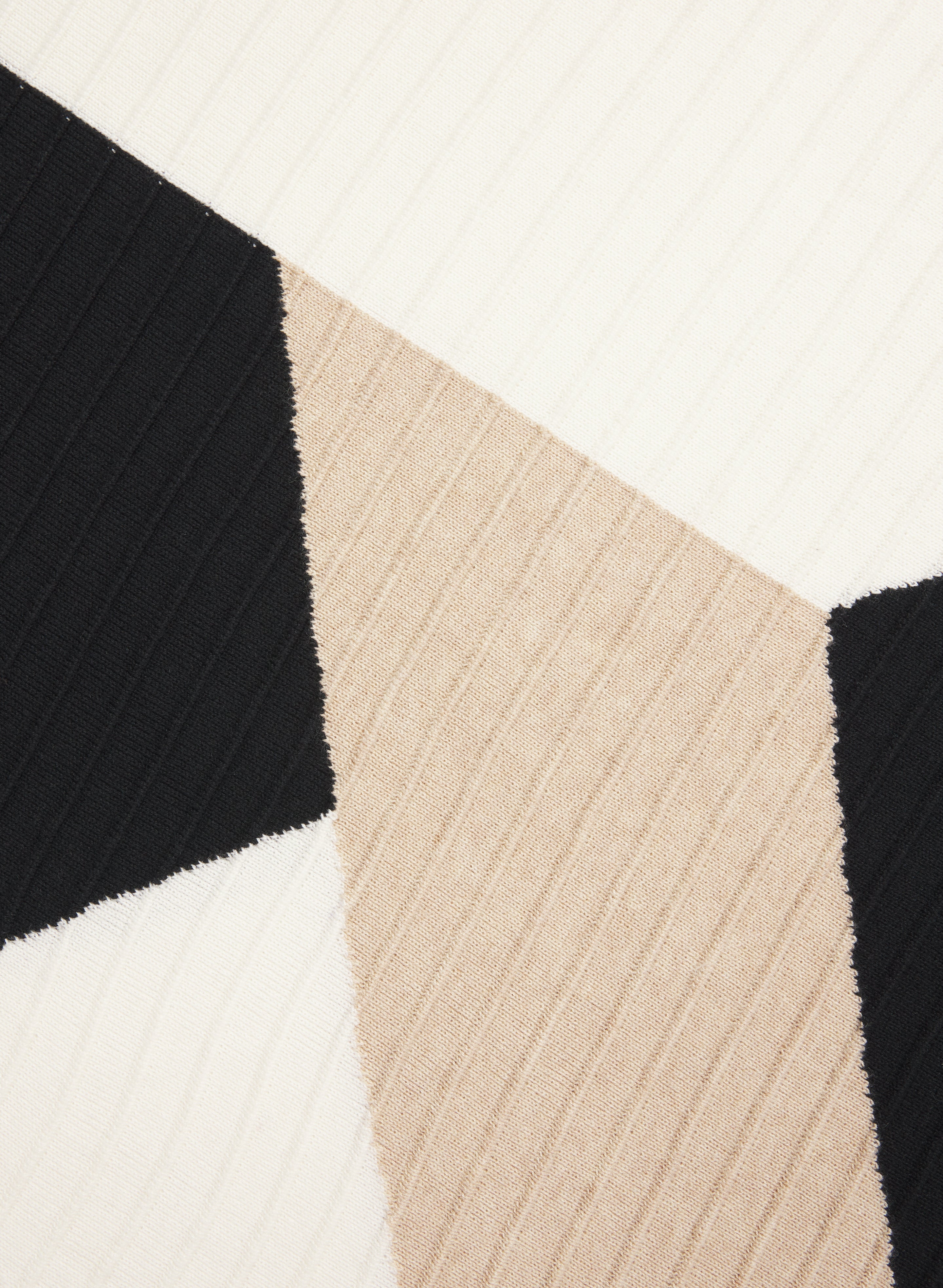 Colour Block Knit Dress