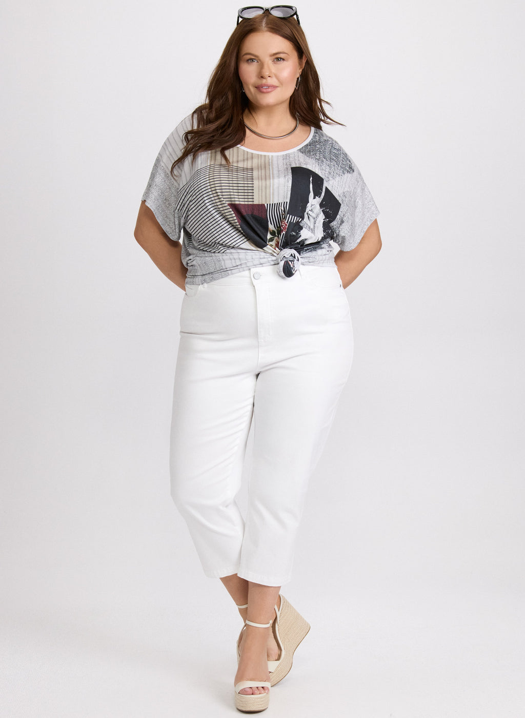 Abstract Jersey T-Shirt