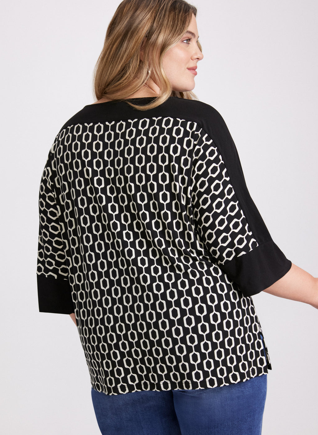 Chain Link Print Top